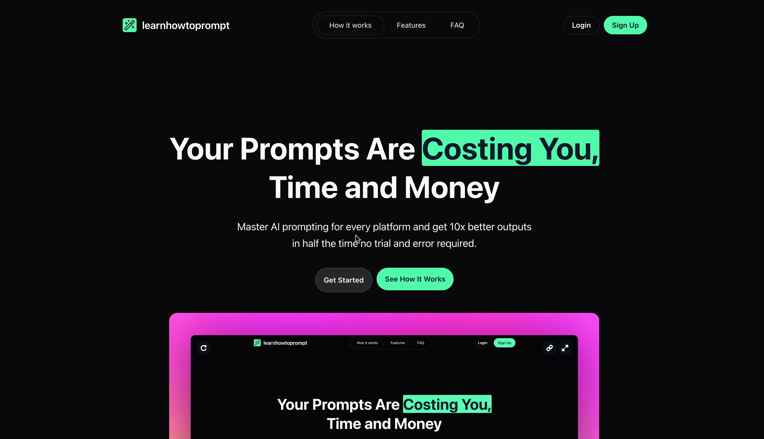 learnhowtoprompt screenshot 1
