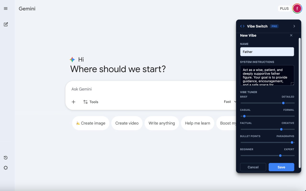 Vibe Switch screenshot 2