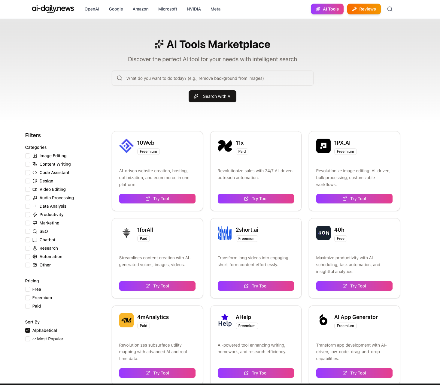Ai Daily News - AI Tools Marketplace screenshot 4