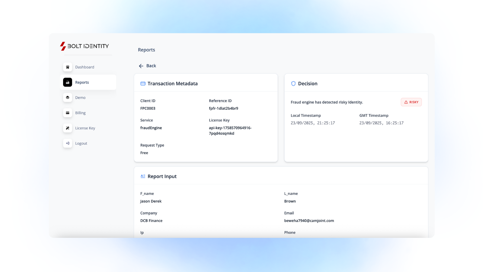 Bolt Identity screenshot 5