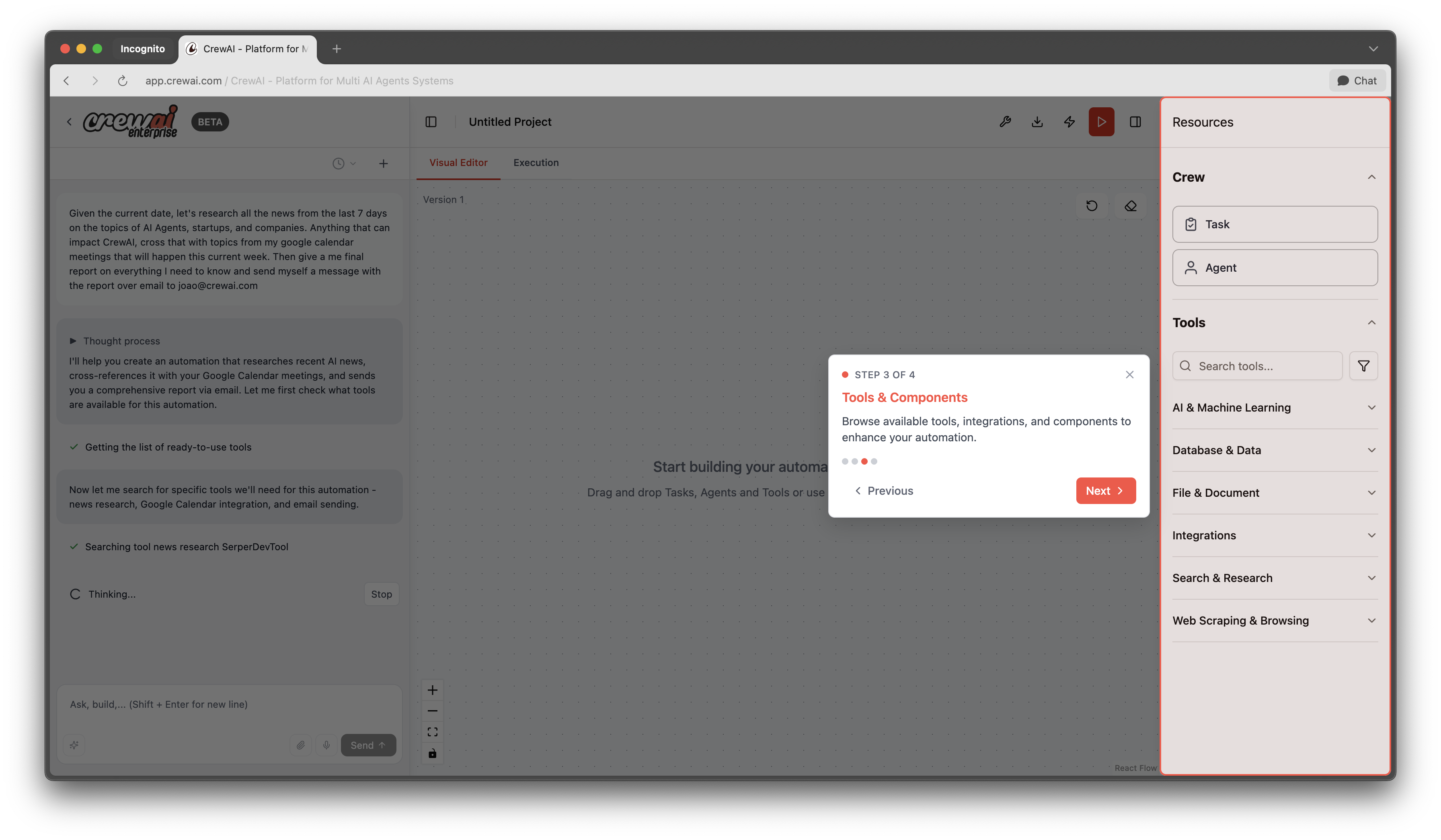 CrewAI AMP - Agent Management Platform screenshot 3