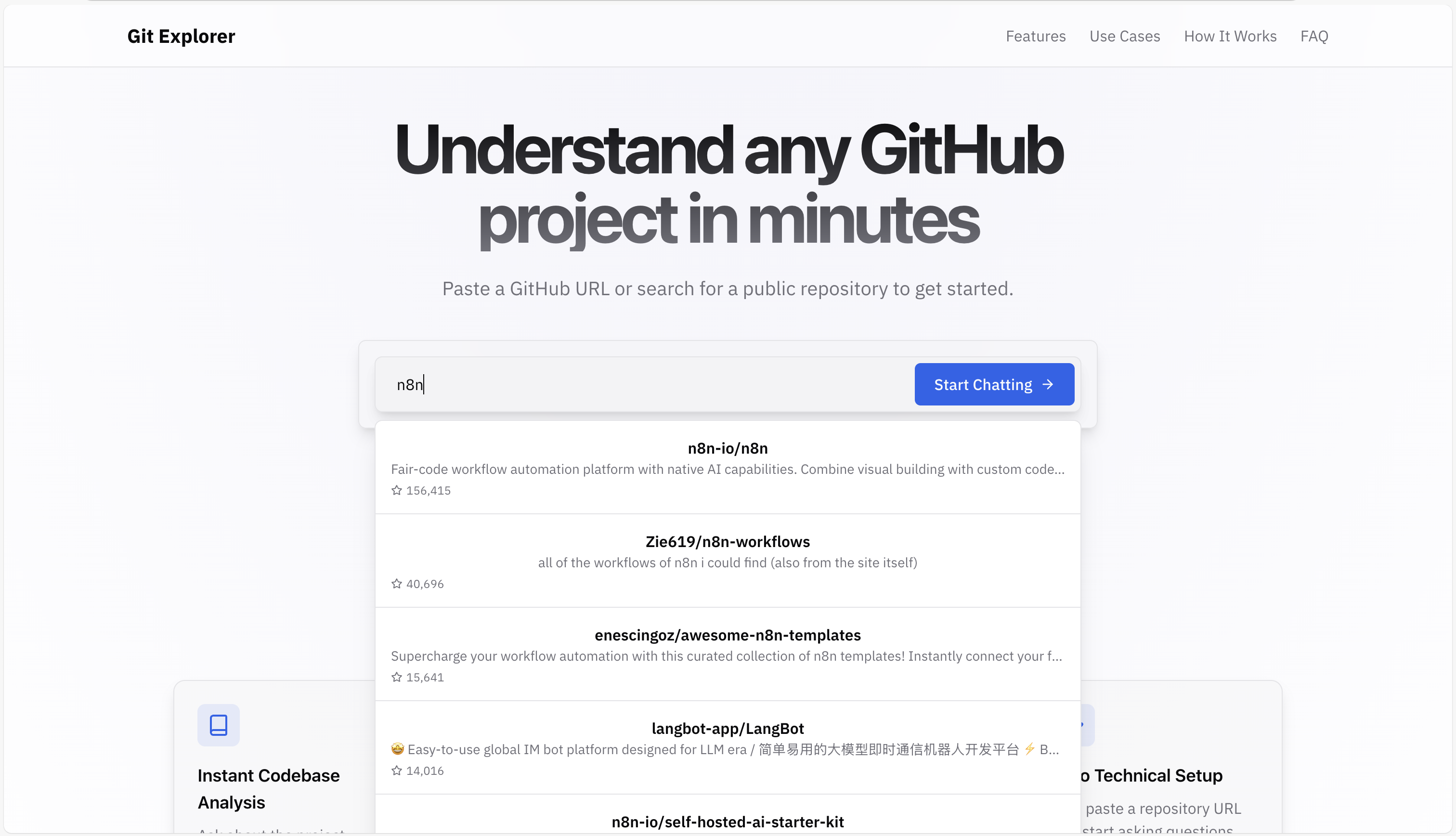 Git Explorer : Instant answers from code screenshot 1