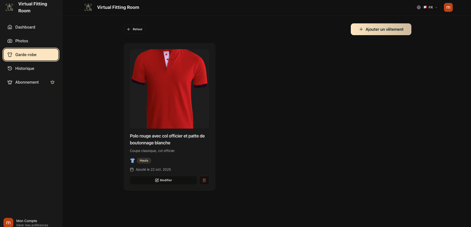 Virtual Fitting Room screenshot 3