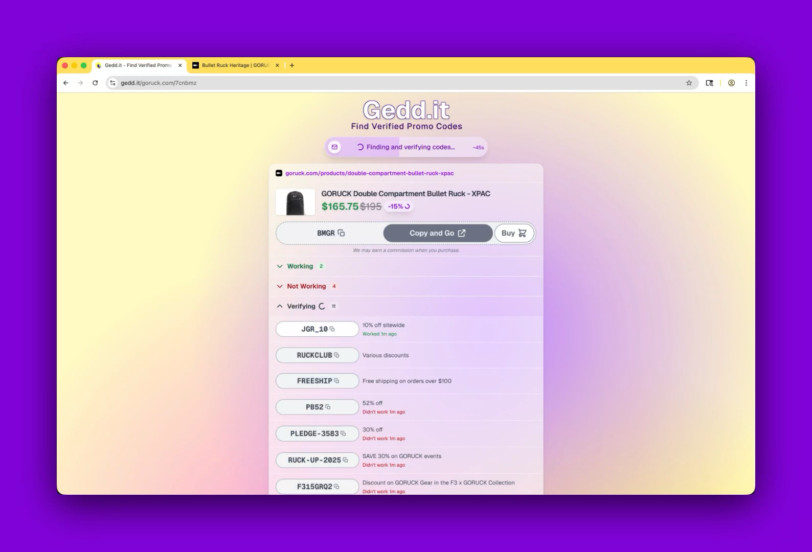 Gedd.it screenshot 2