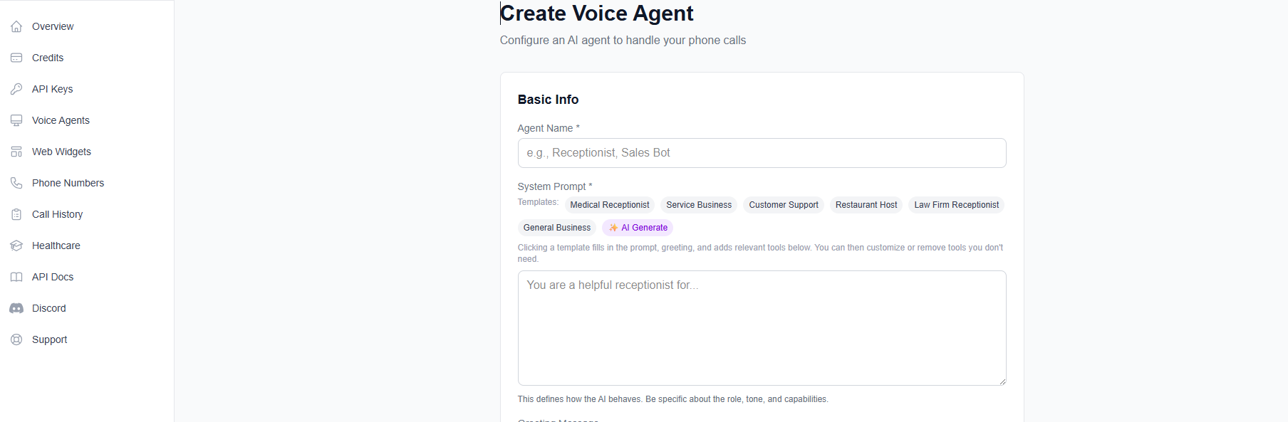 Custom Solutions Voice AI screenshot 2