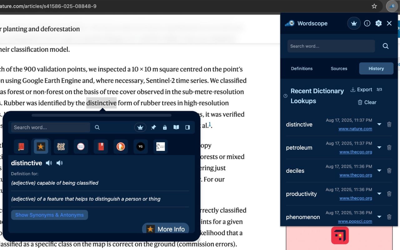 Wordscope screenshot 4