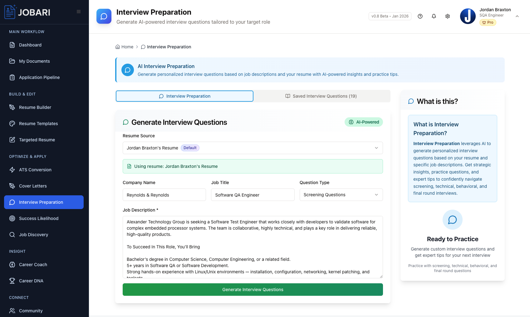 Jobari - Tools for a Smarter Job Search screenshot 13