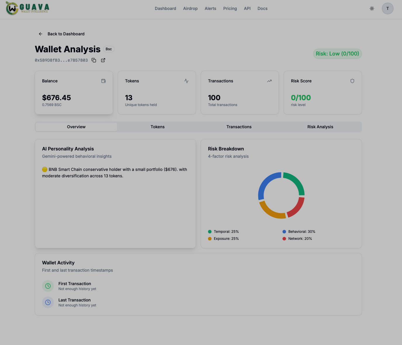 Guava Wallet Intelligence screenshot 3