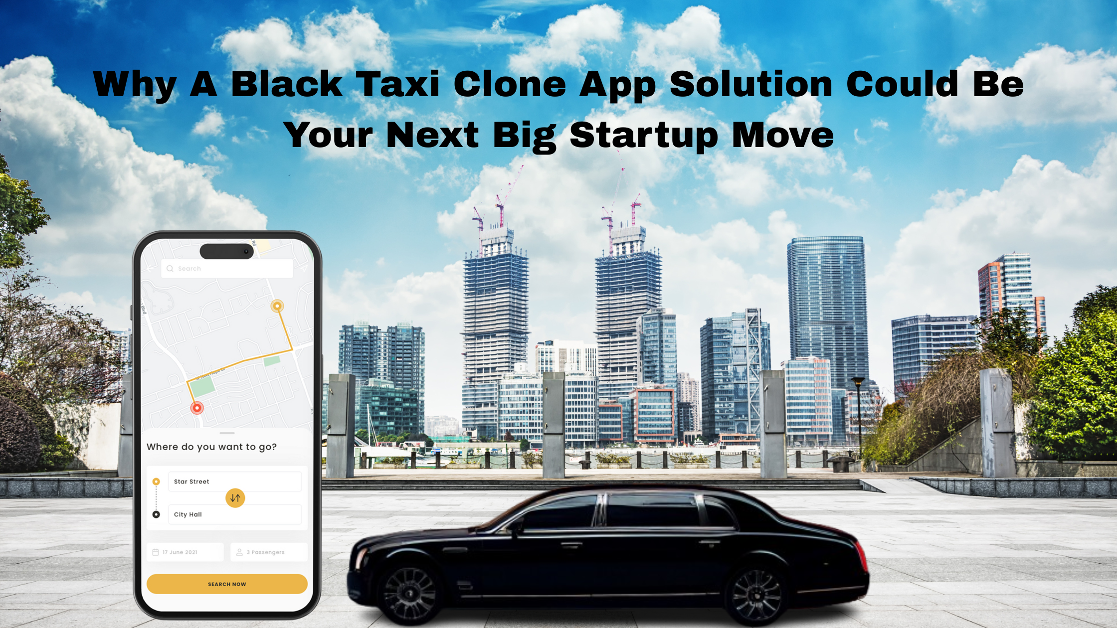 Black Taxi Clone App screenshot 1