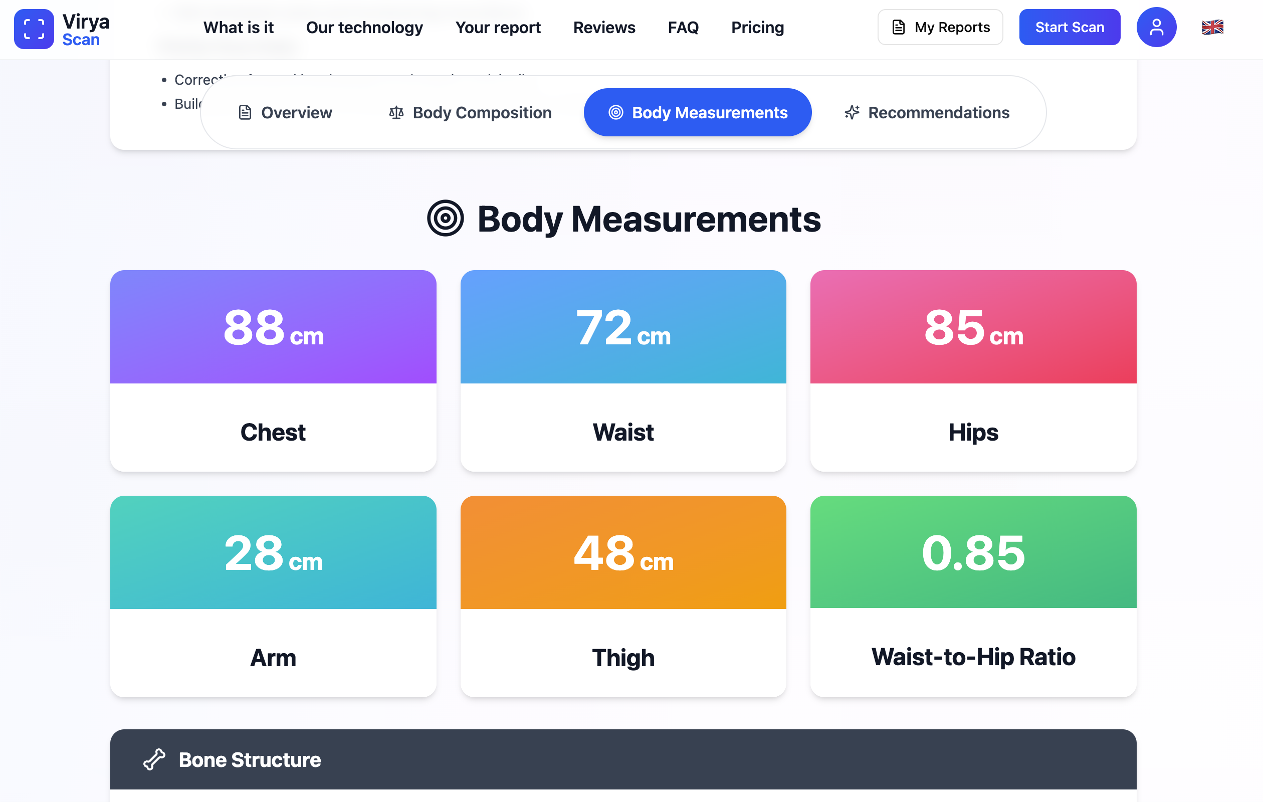 Virya Body Scan screenshot 5