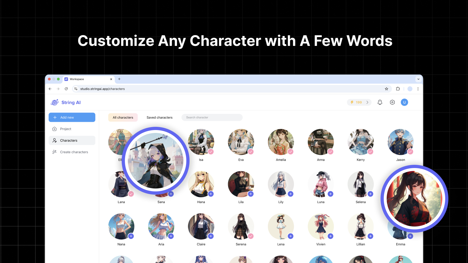 String AI Studio screenshot 2