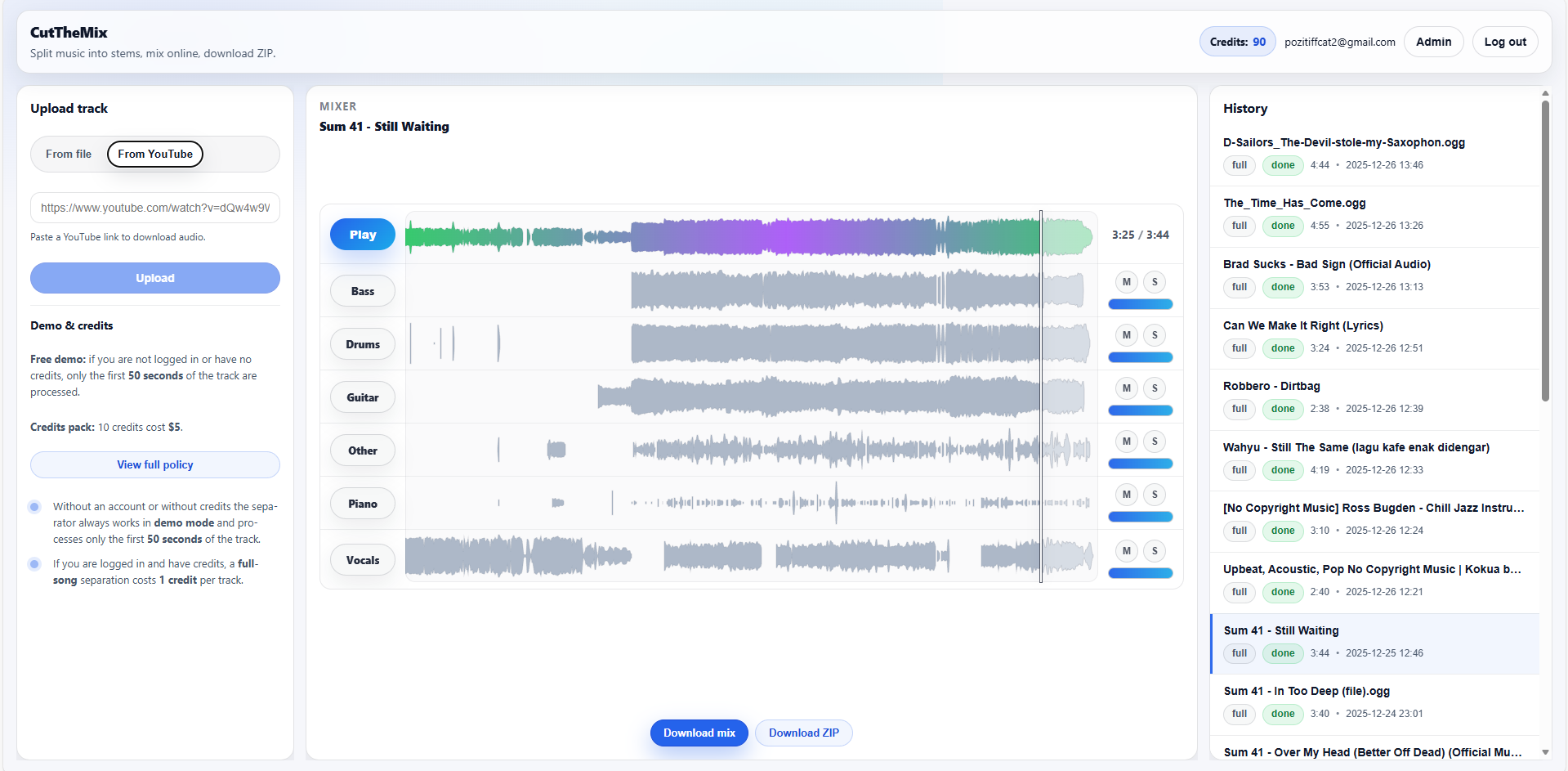 CutTheMix screenshot 2