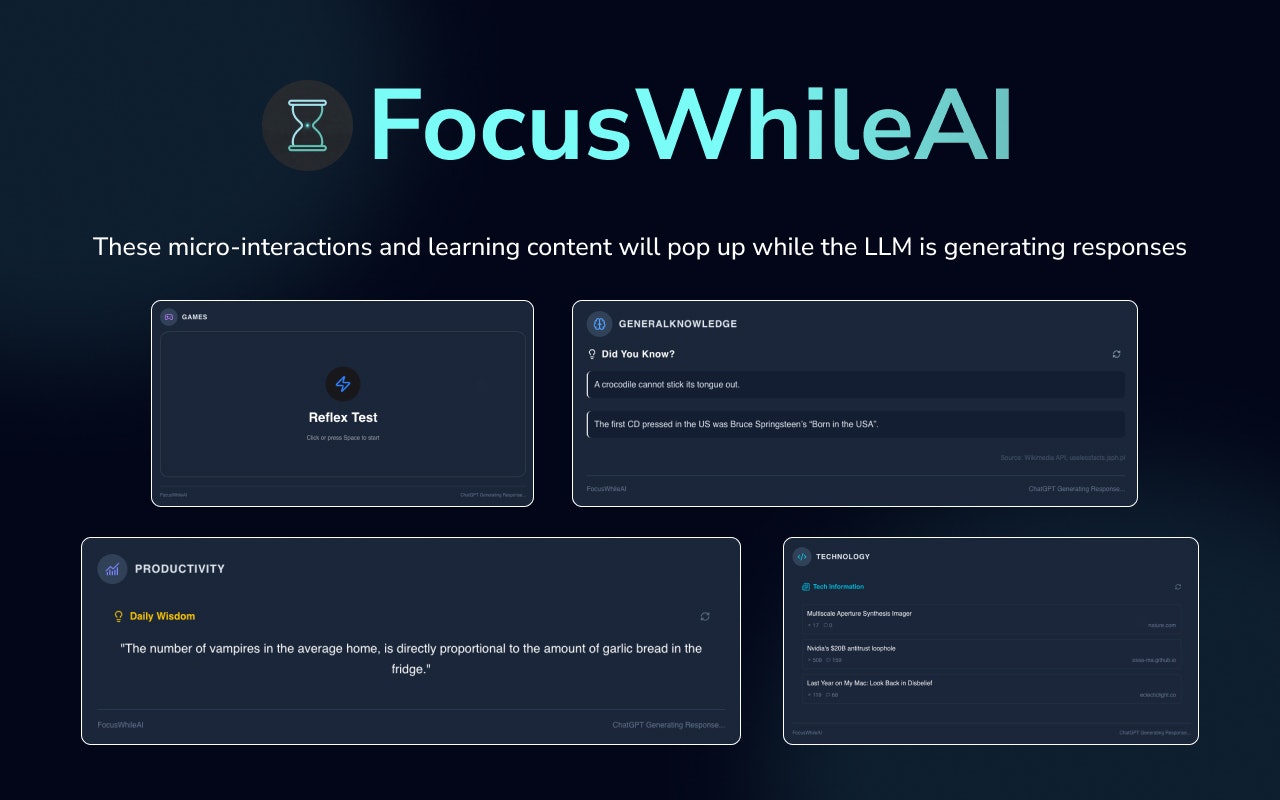 FocusWhileAI screenshot 2