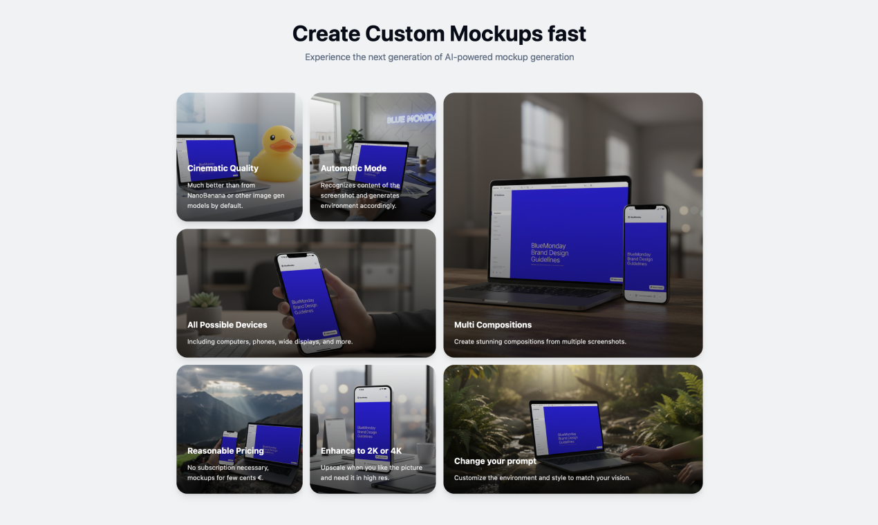 RandomMockups - AI Mockup Generator screenshot 5