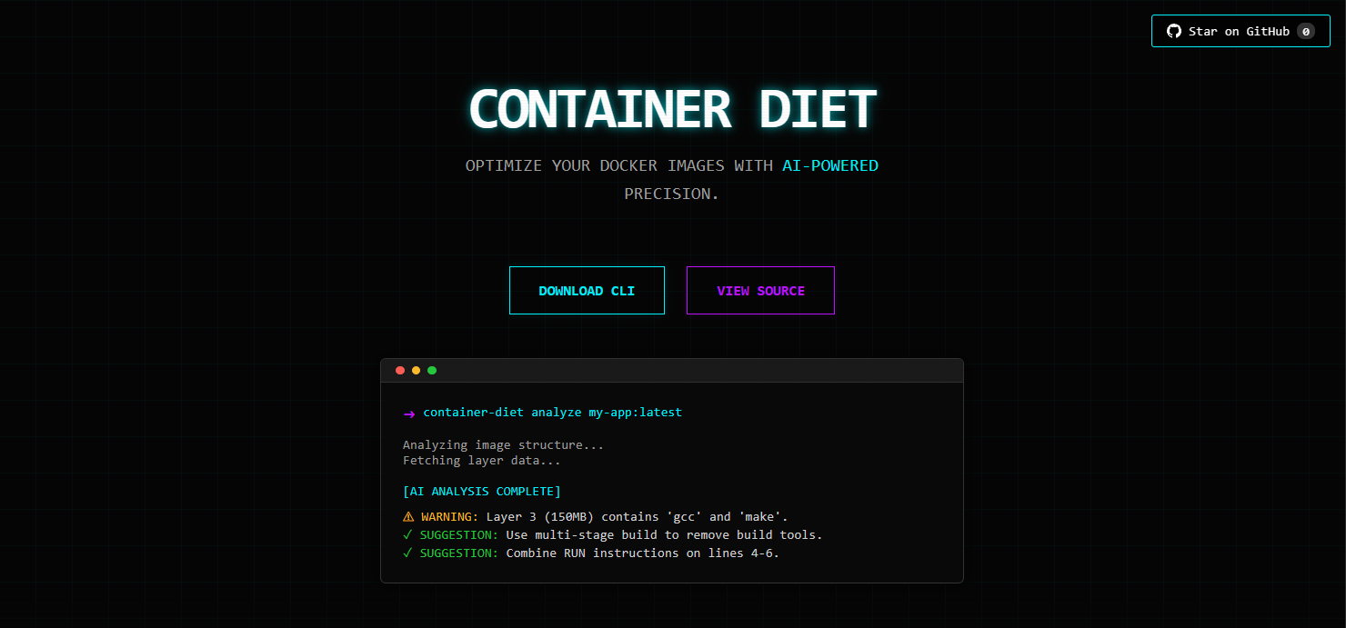 Container Diet screenshot 2