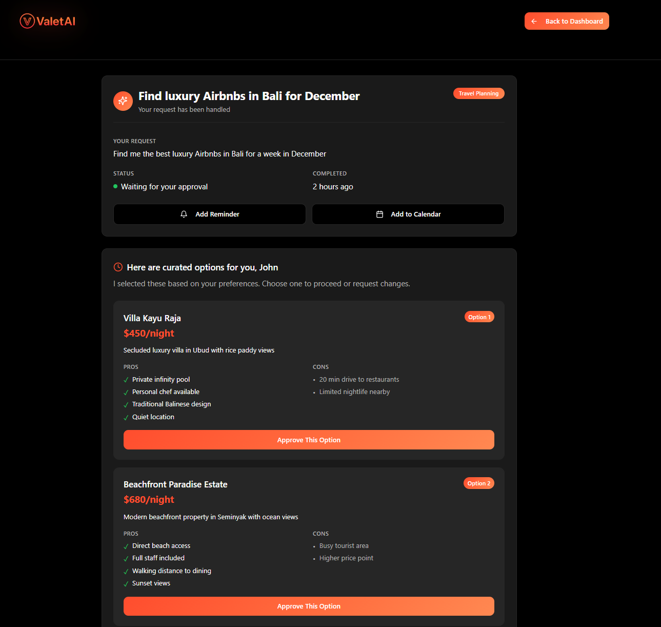 ValetAI screenshot 5