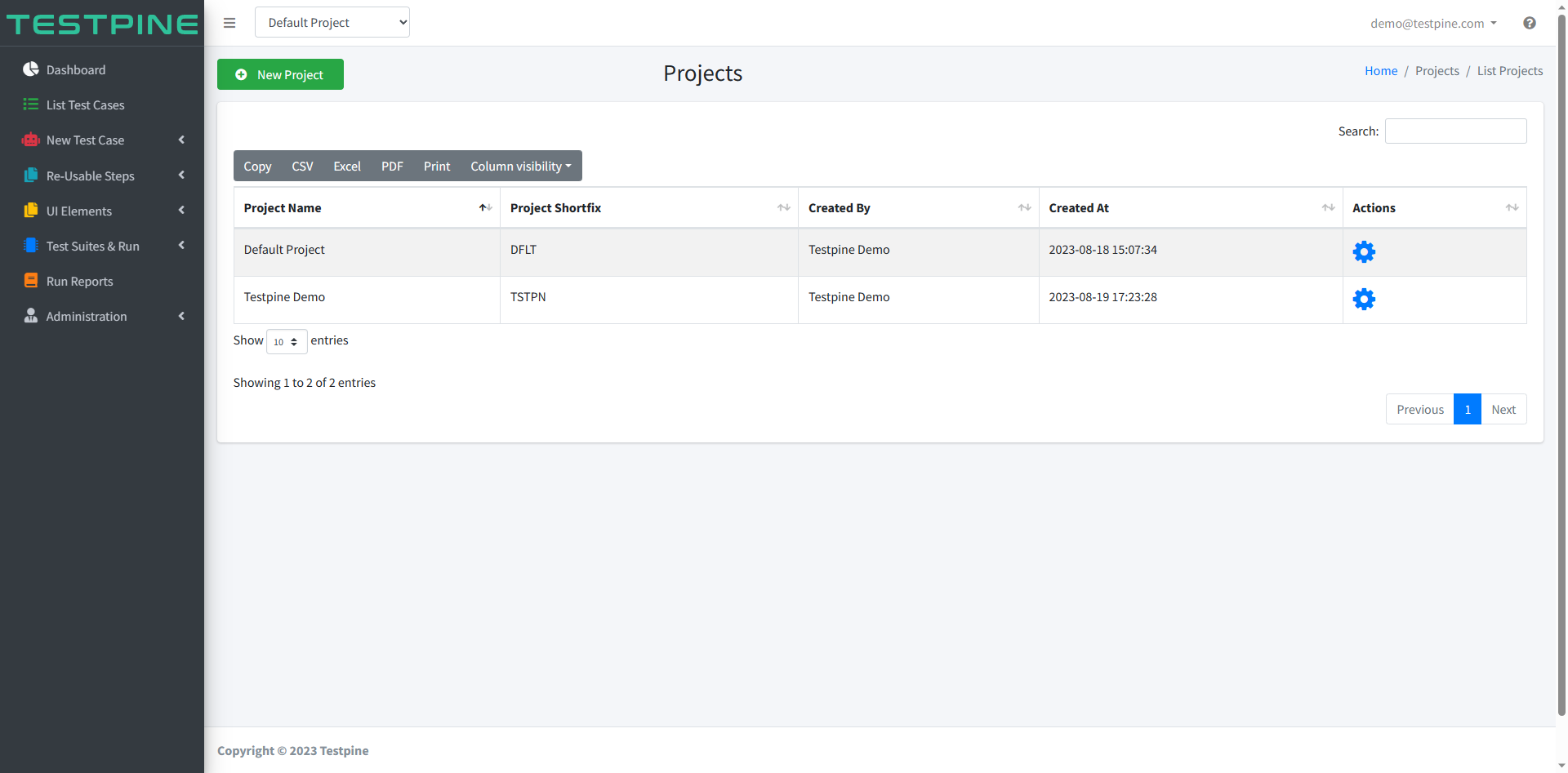 Testpine screenshot 9