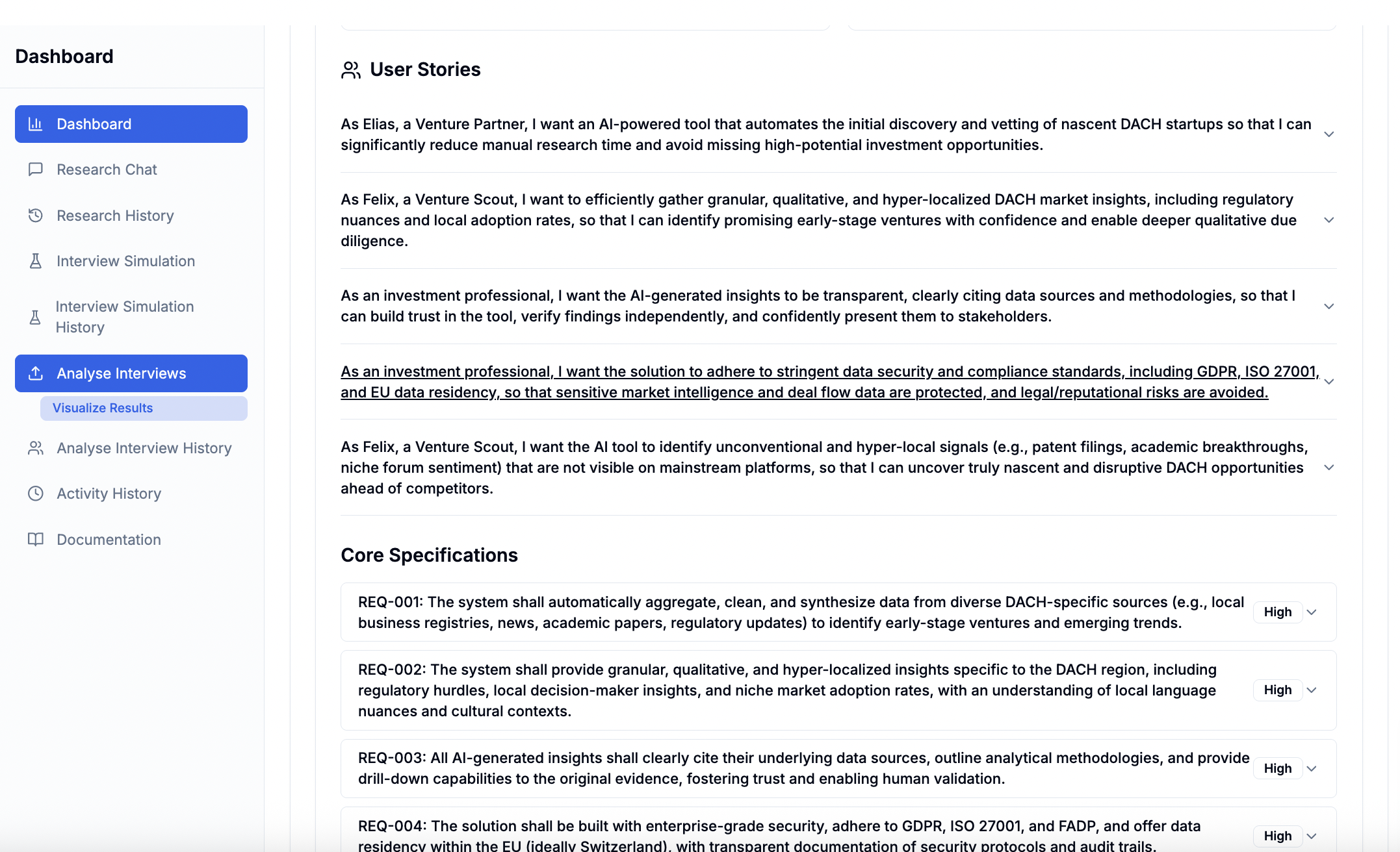 AxWise - AI User Discovery Engine screenshot 9