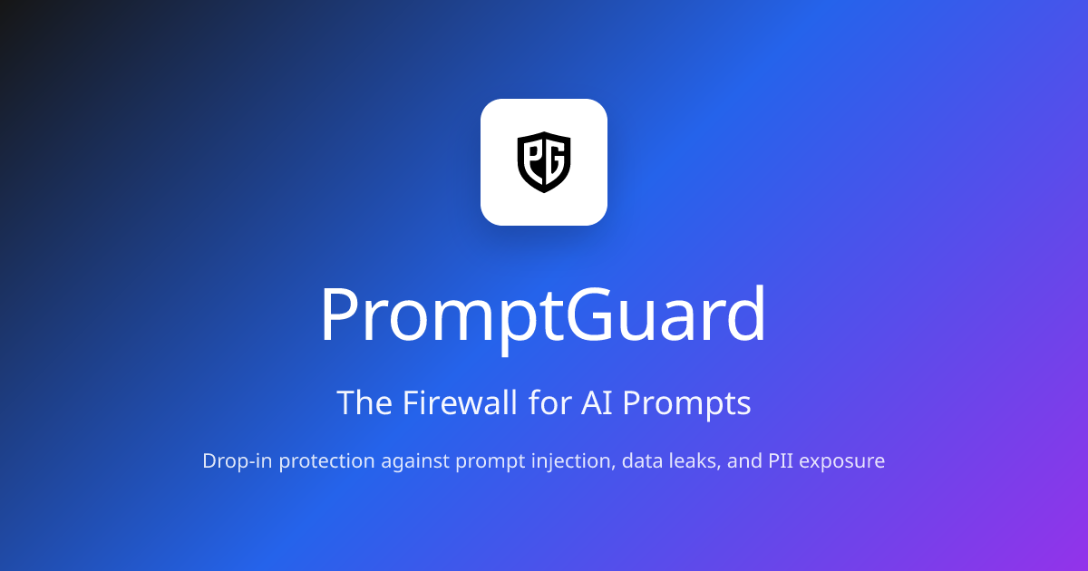 PromptGuard screenshot 1