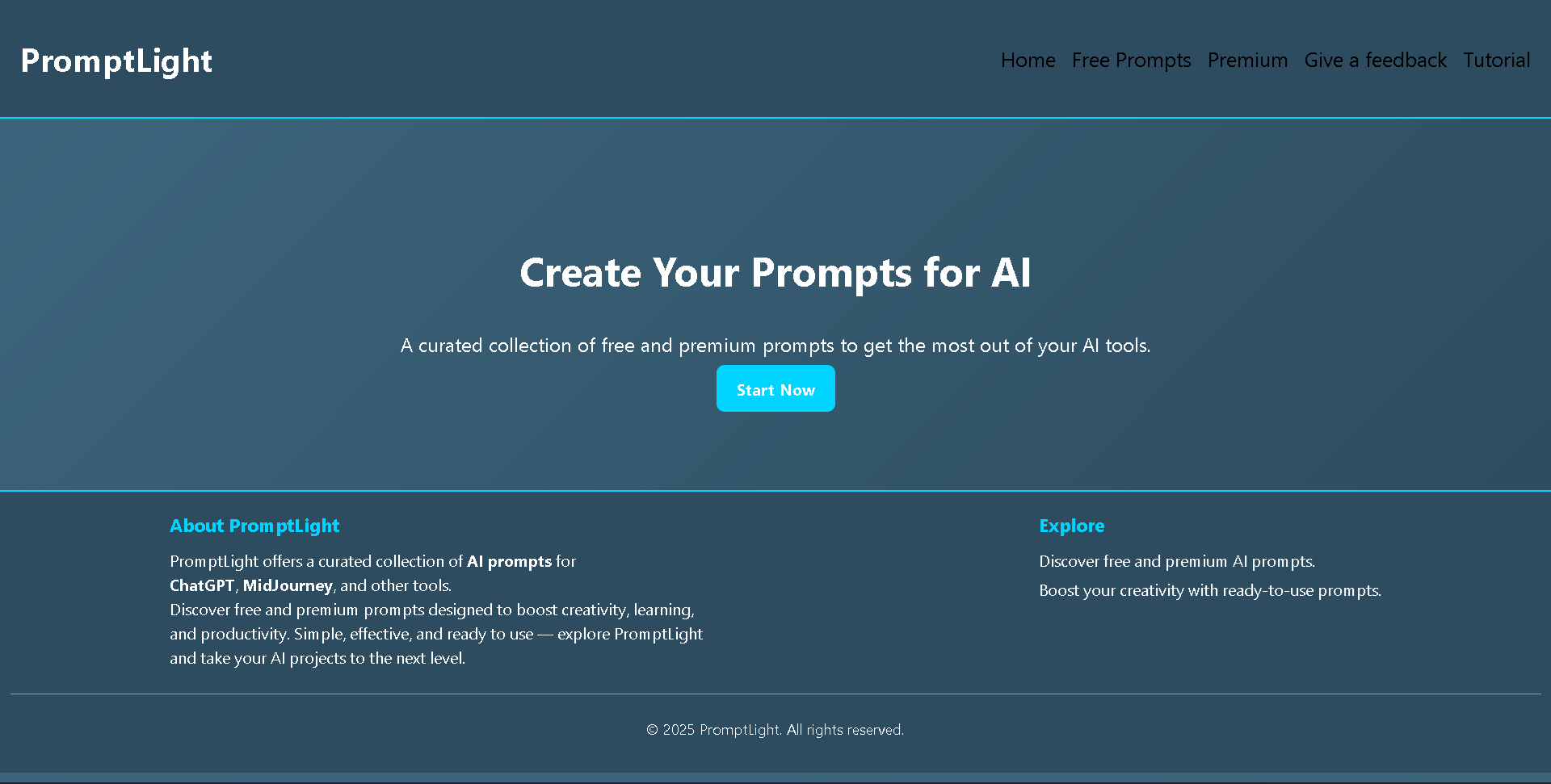 PromptLight screenshot 2