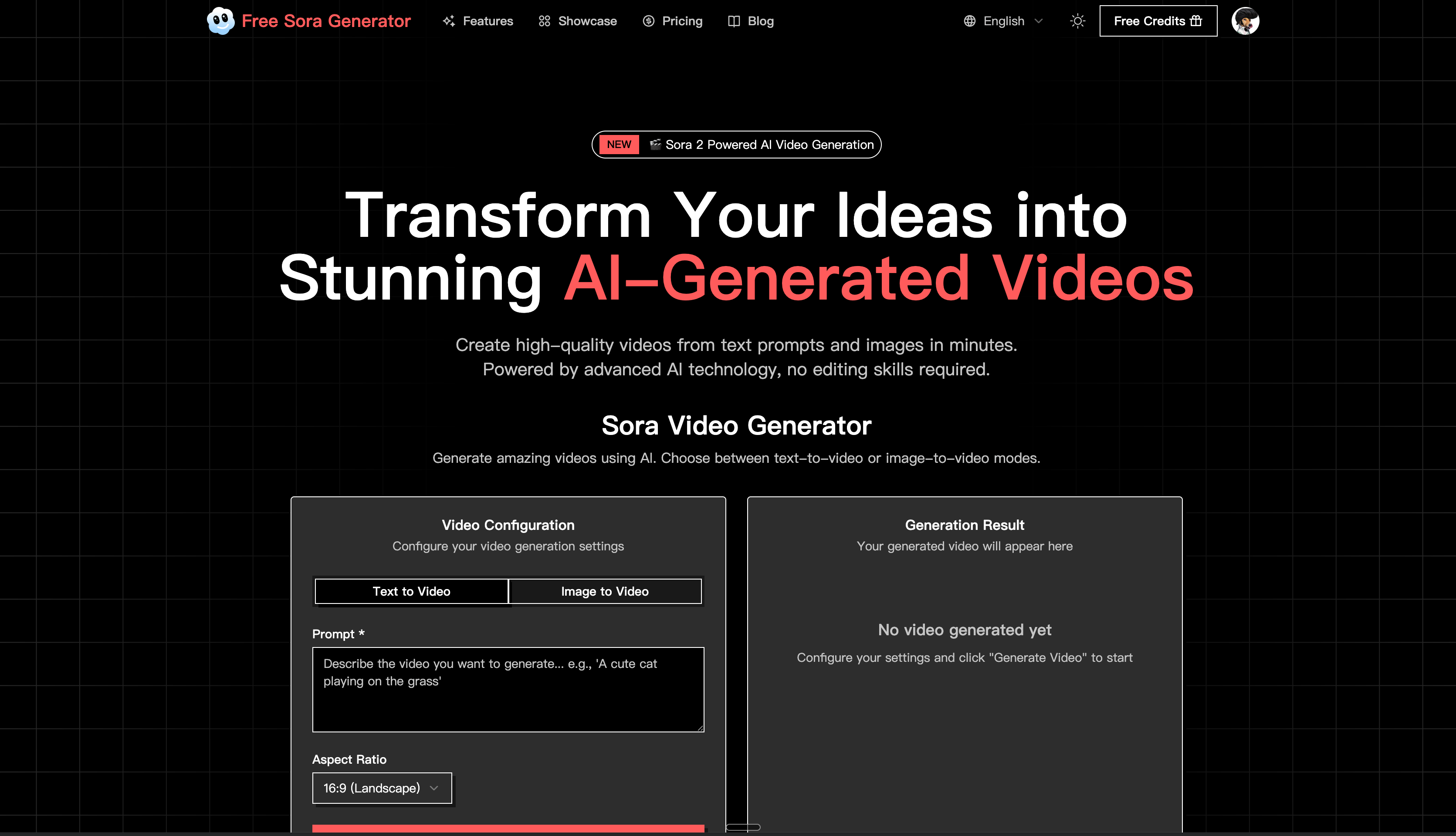 Free Sora Generator screenshot 1