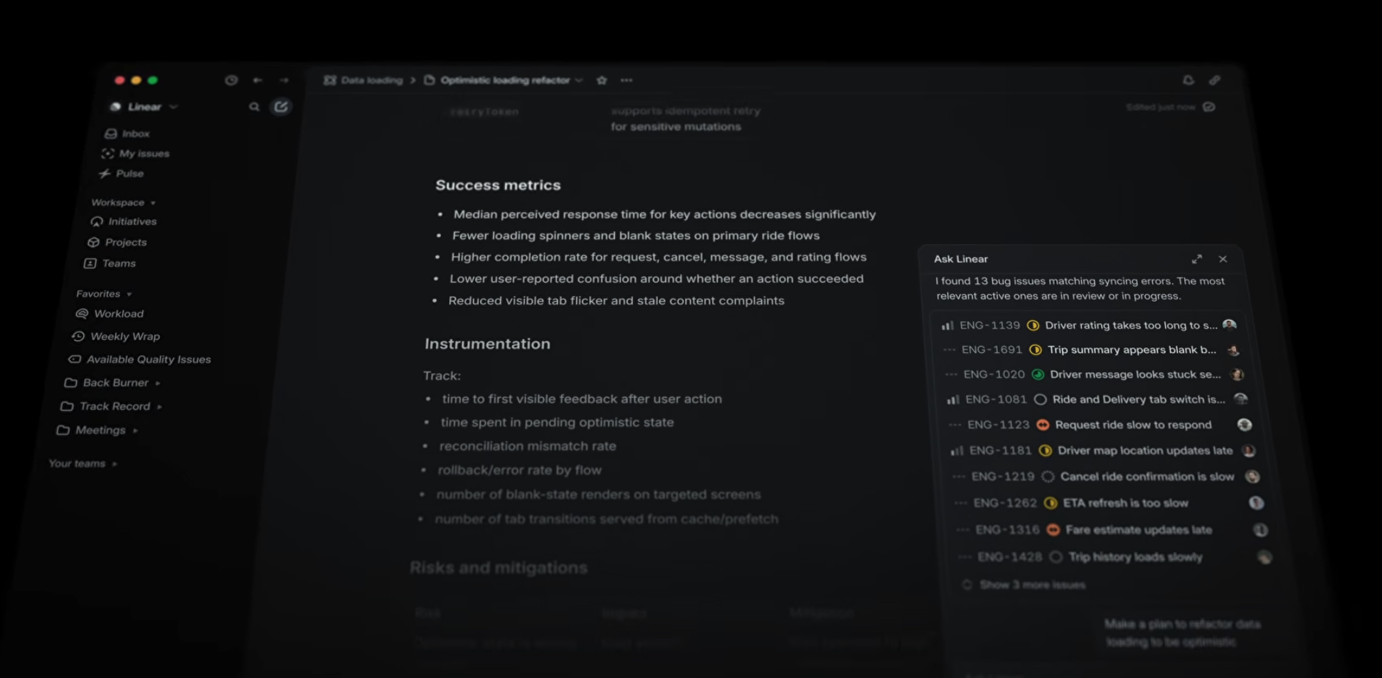 Linear Agent screenshot 2