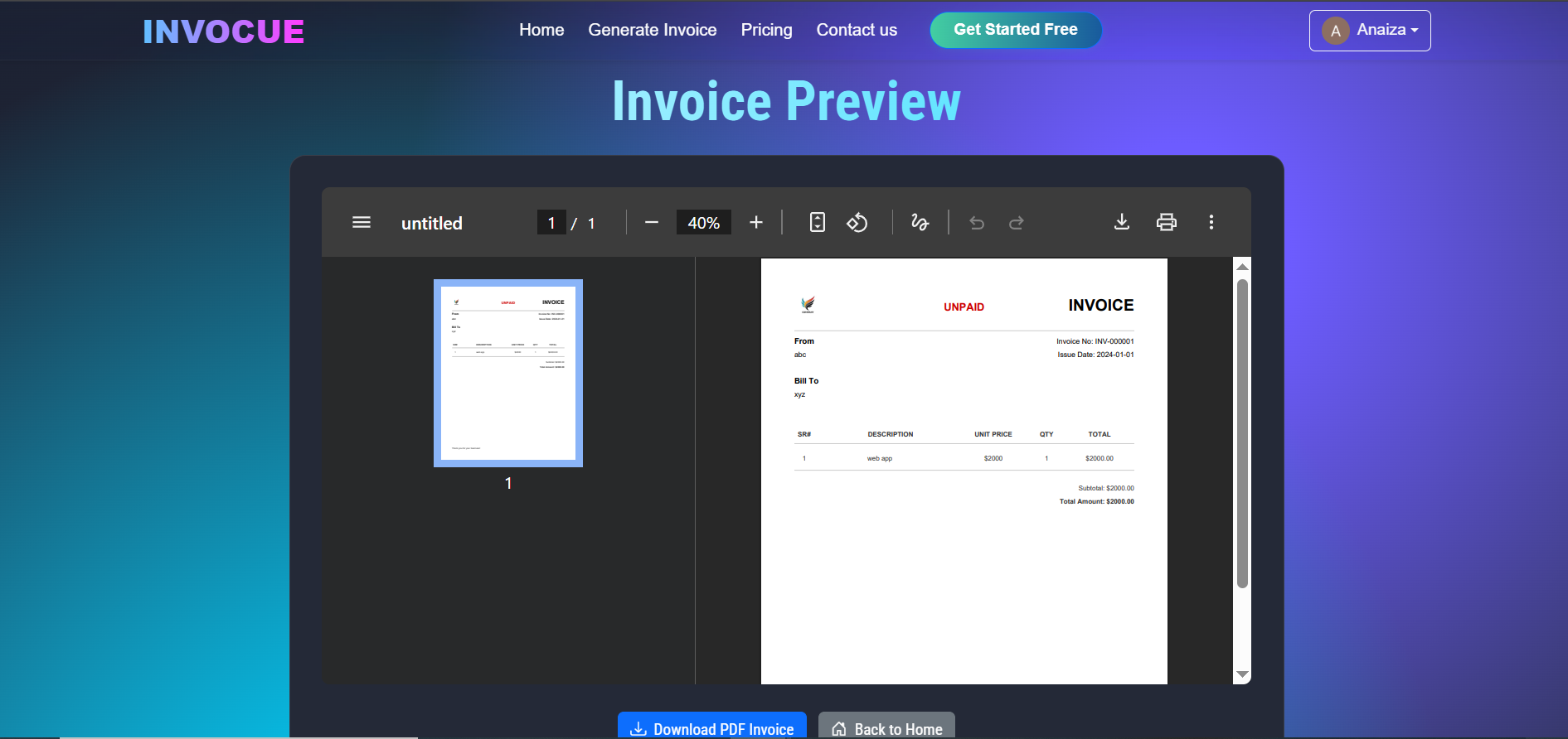 InvoCue screenshot 6