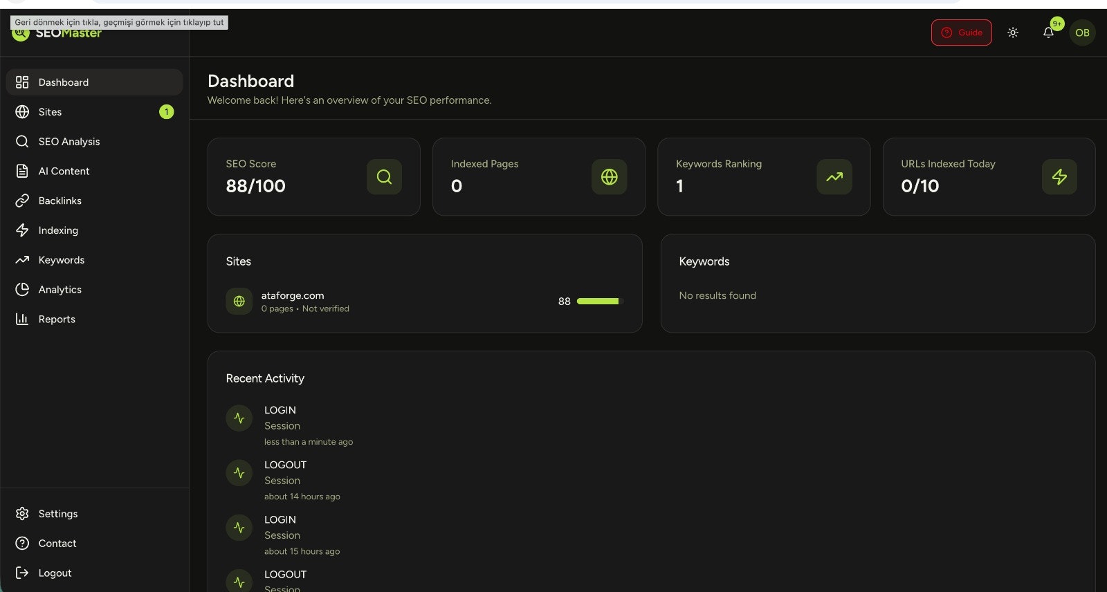SEO Master screenshot 1