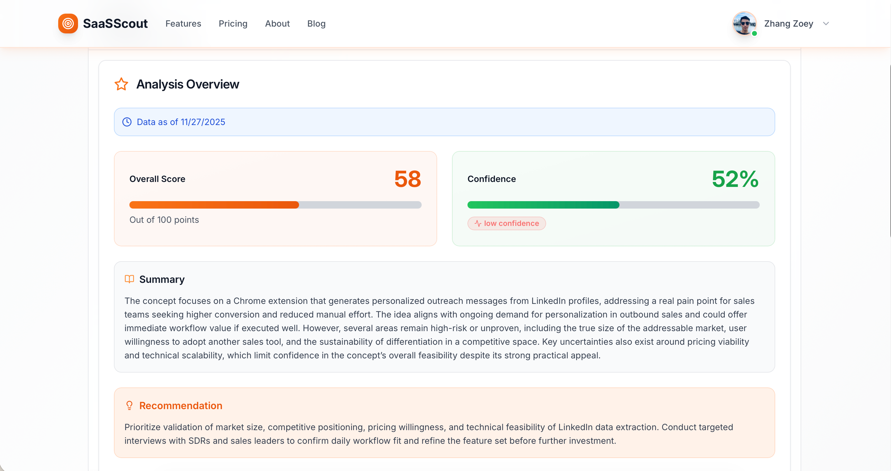 SaaSScout screenshot 2