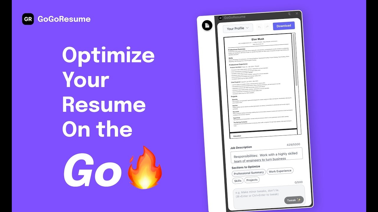 GoGoResume screenshot 4