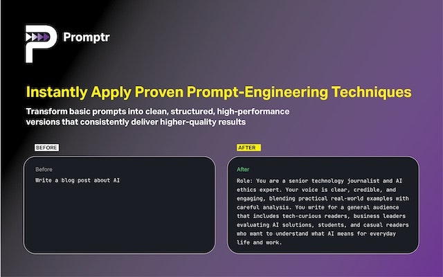 Promptr screenshot 2