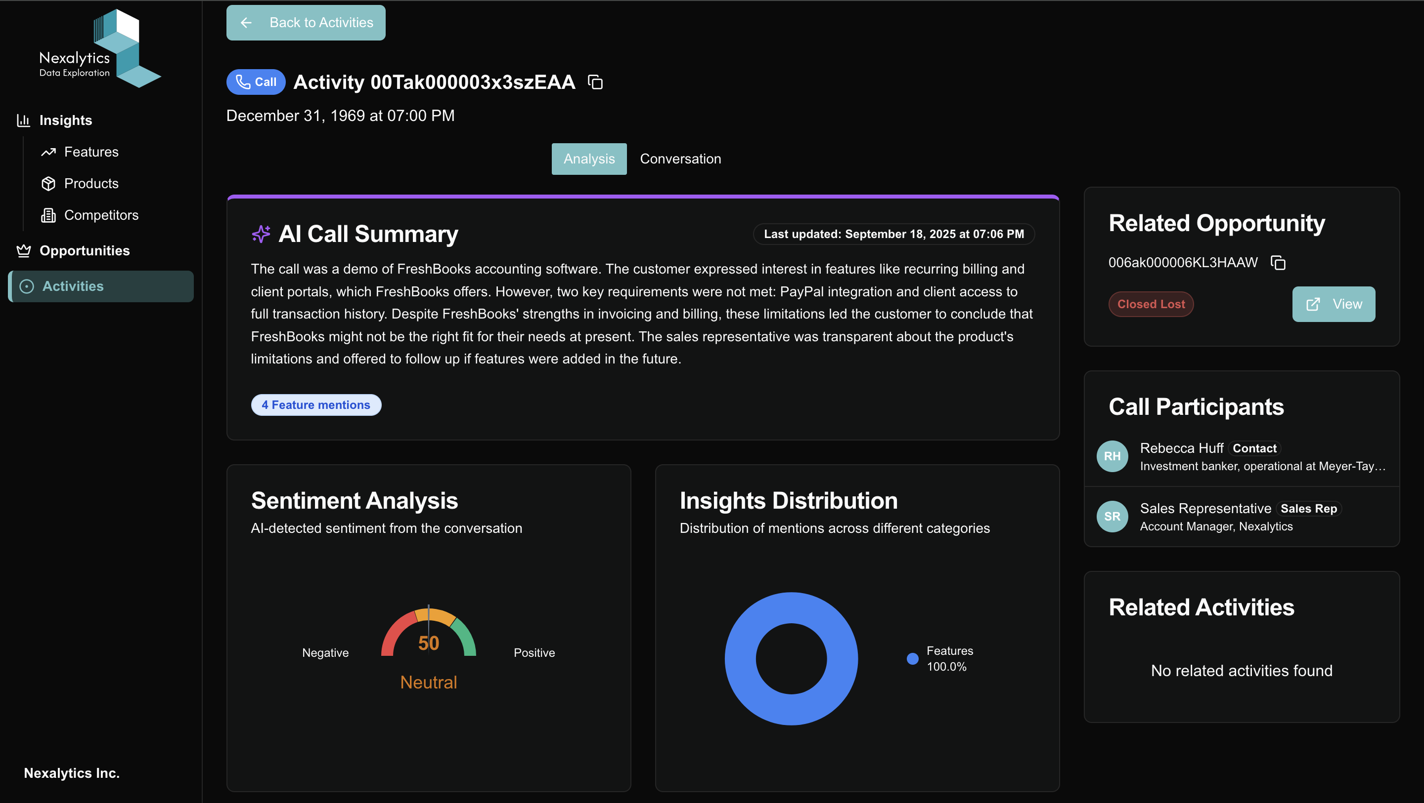 Nexalytics screenshot 6