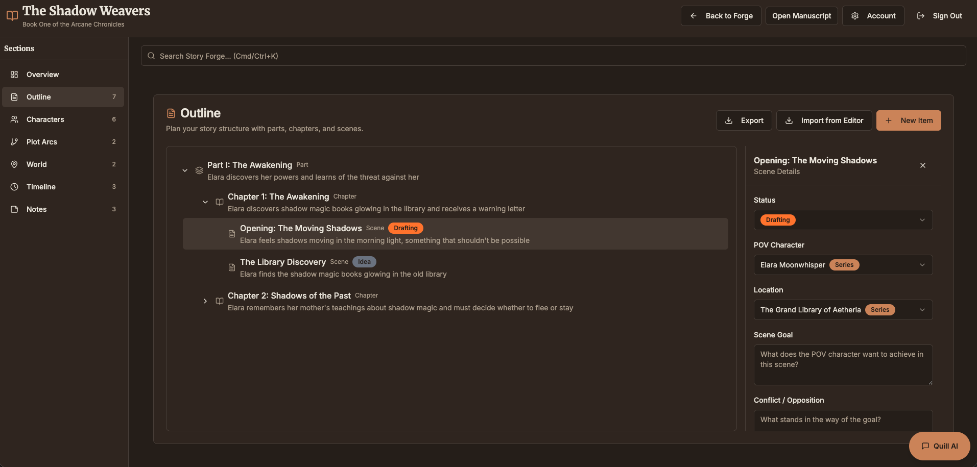 Quill screenshot 6
