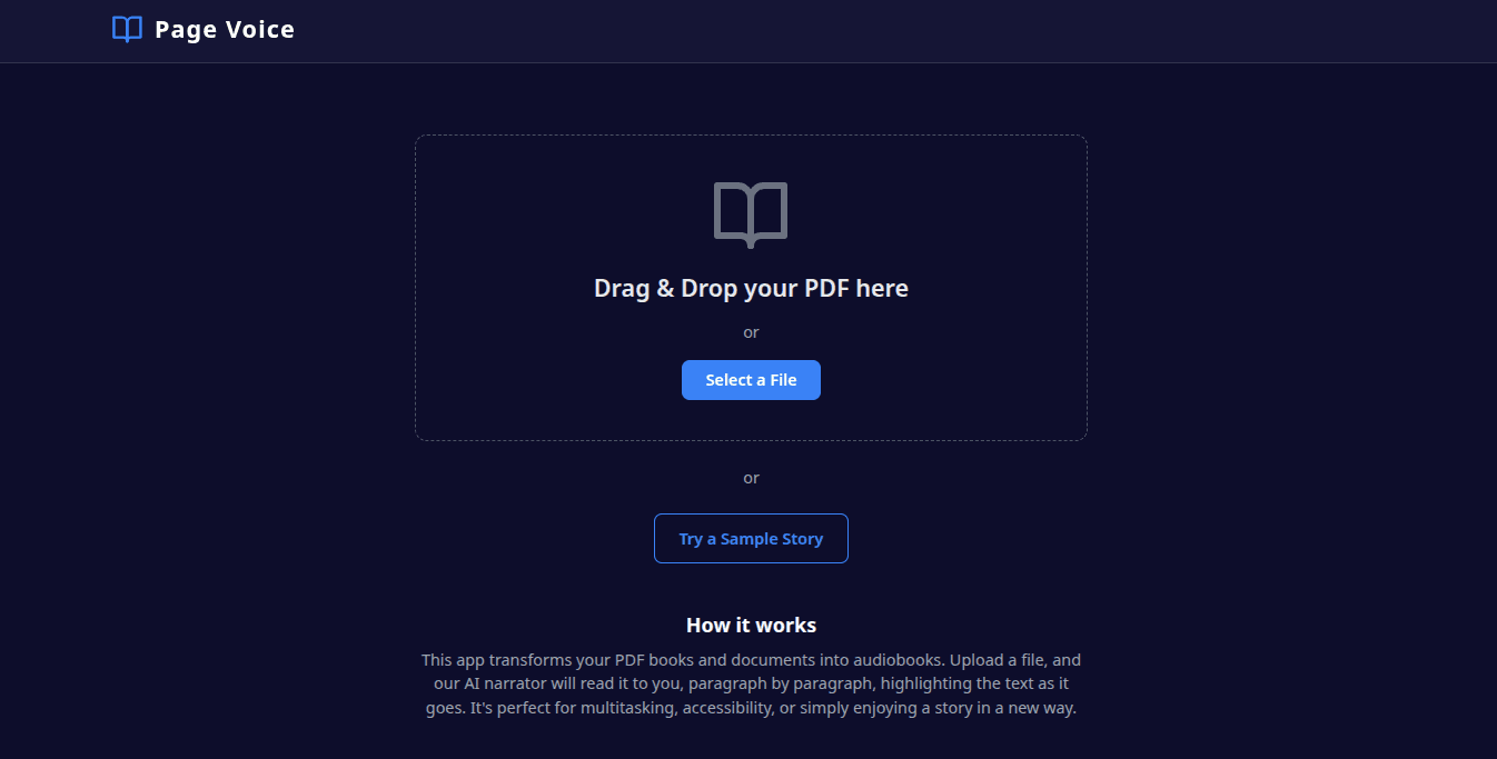 Page Voice screenshot 1