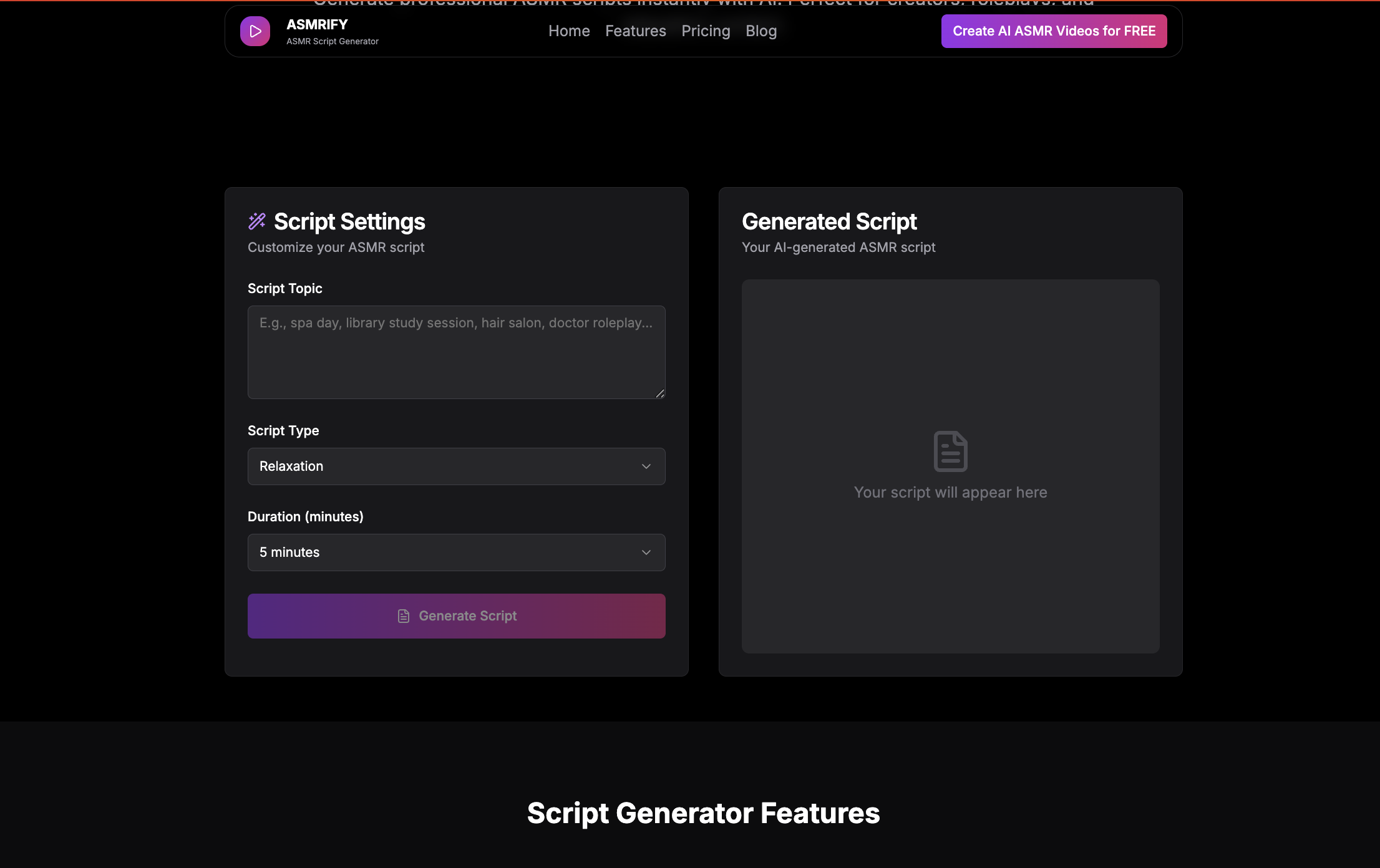 ASMRify.com screenshot 3