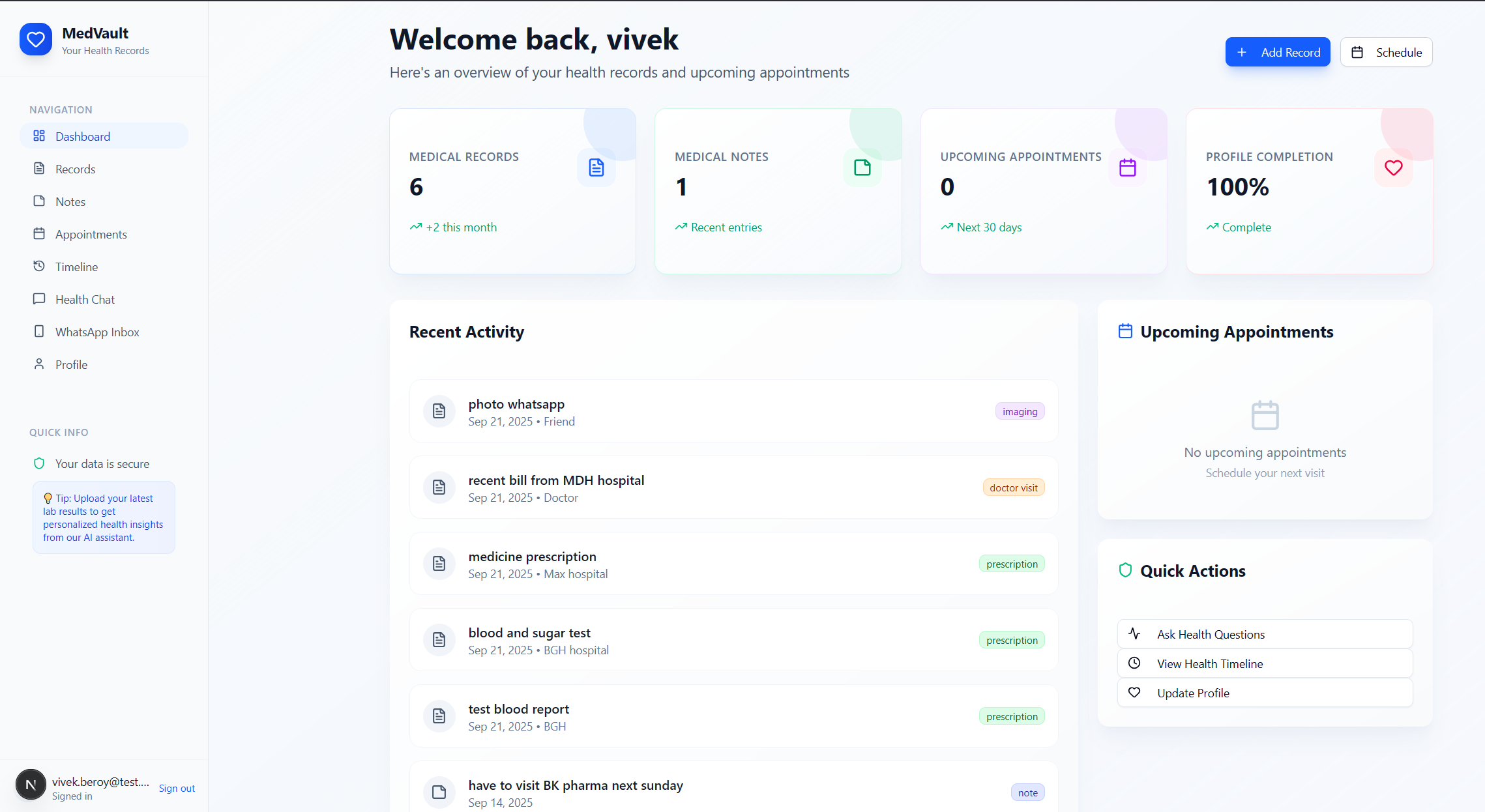 MedVault screenshot 10