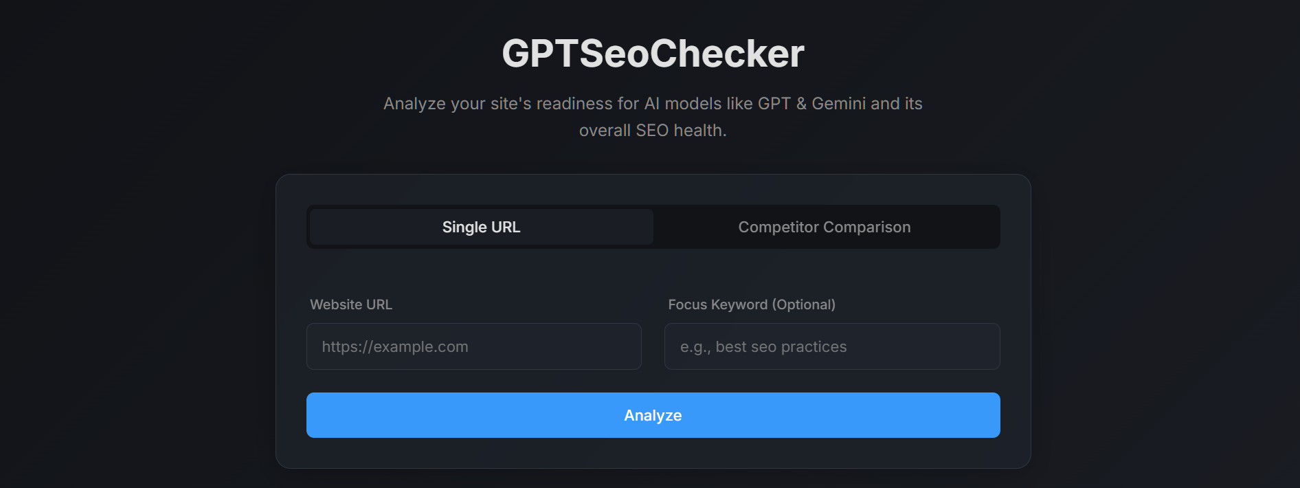 GPTSeoChecker screenshot 1