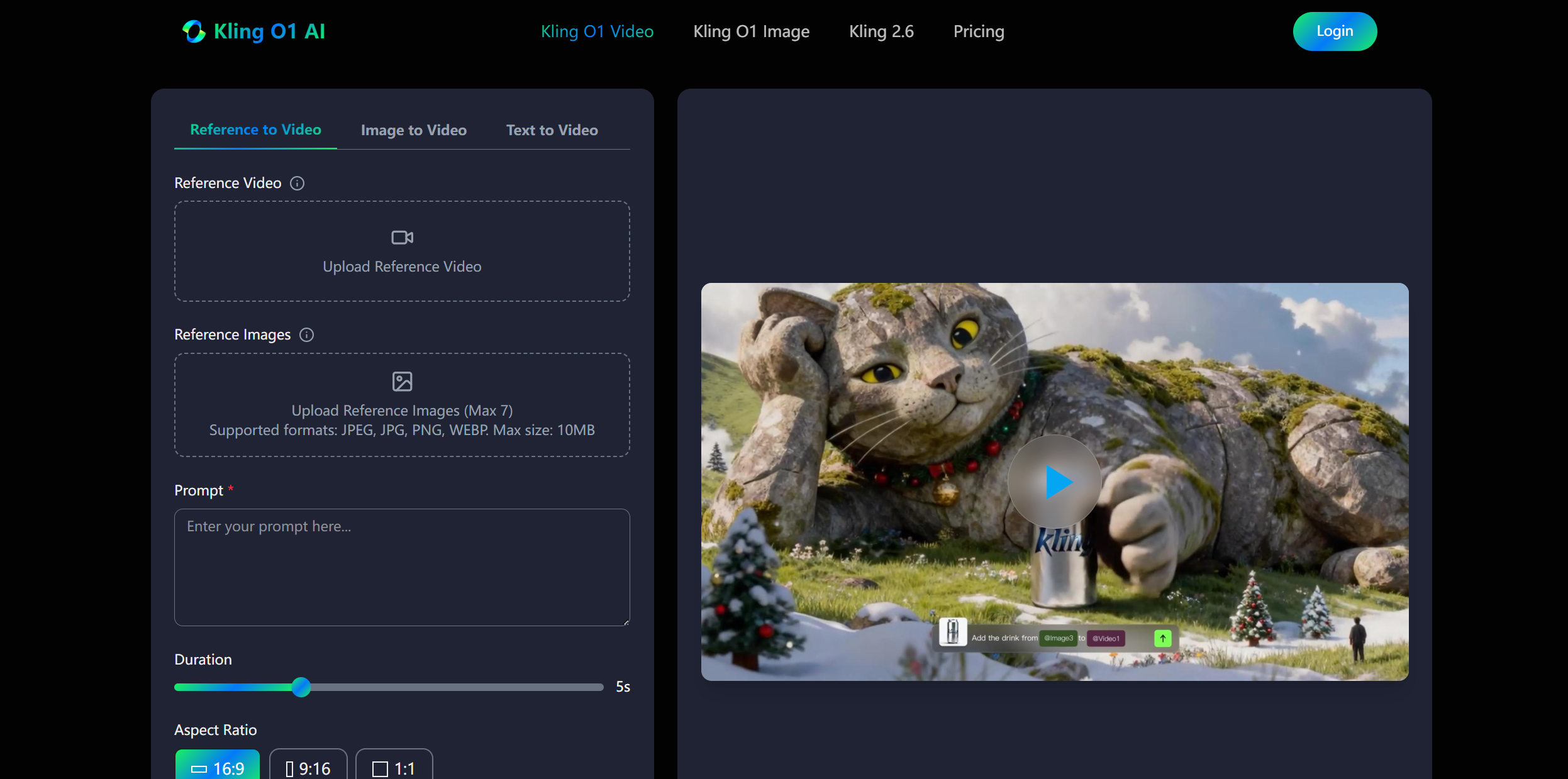 Kling O1 AI screenshot 1