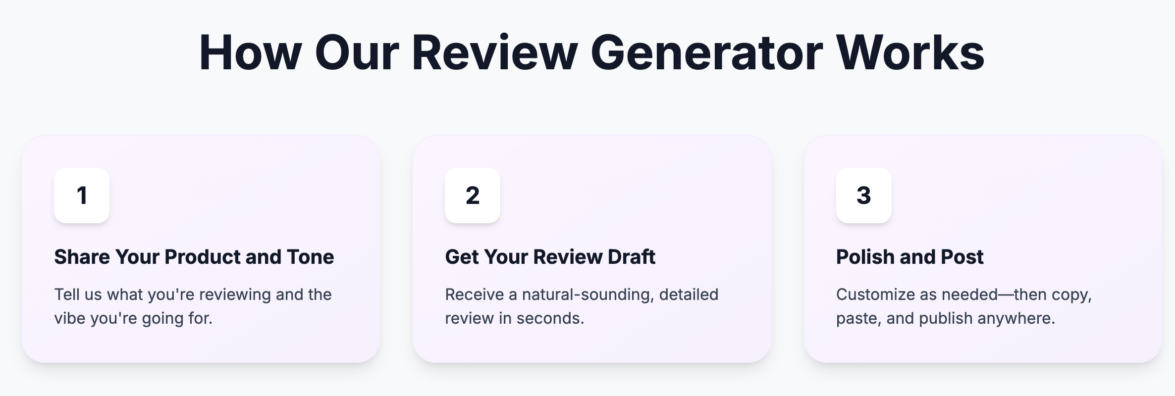 Review Generator screenshot 2