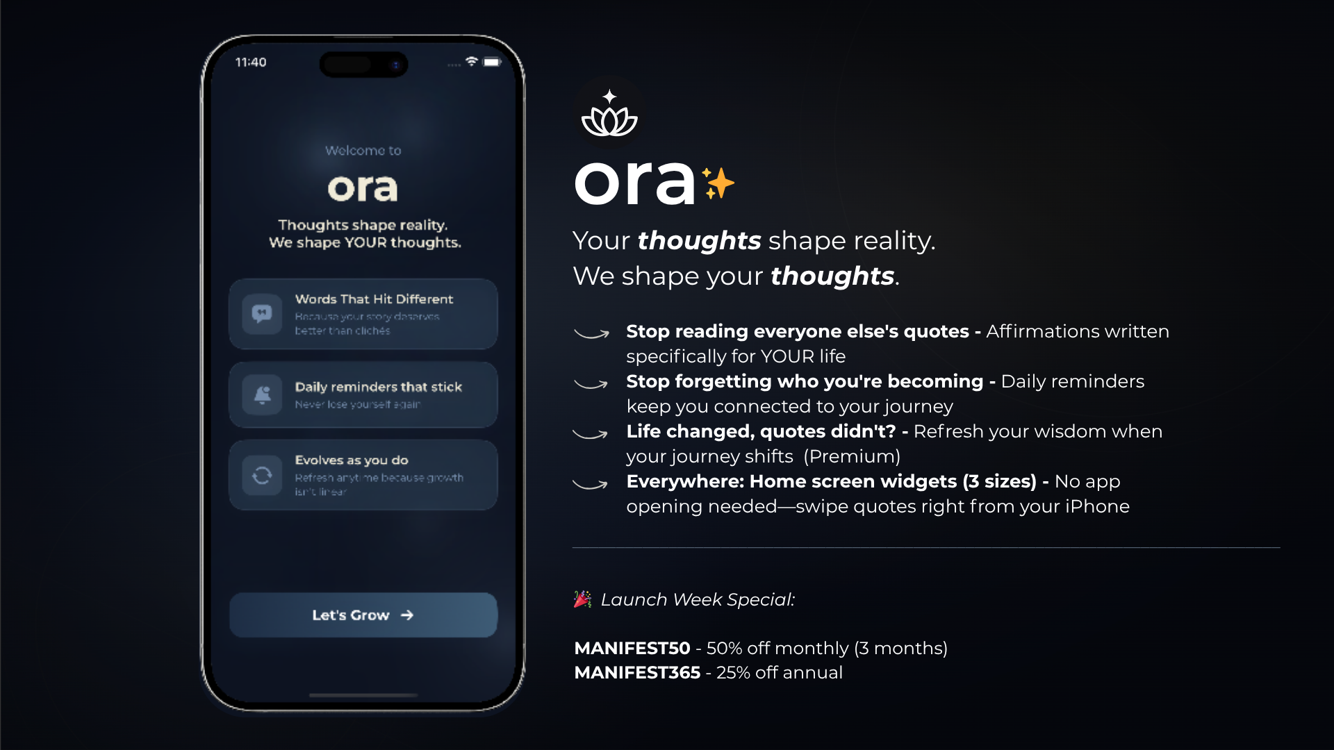 Ora screenshot 1