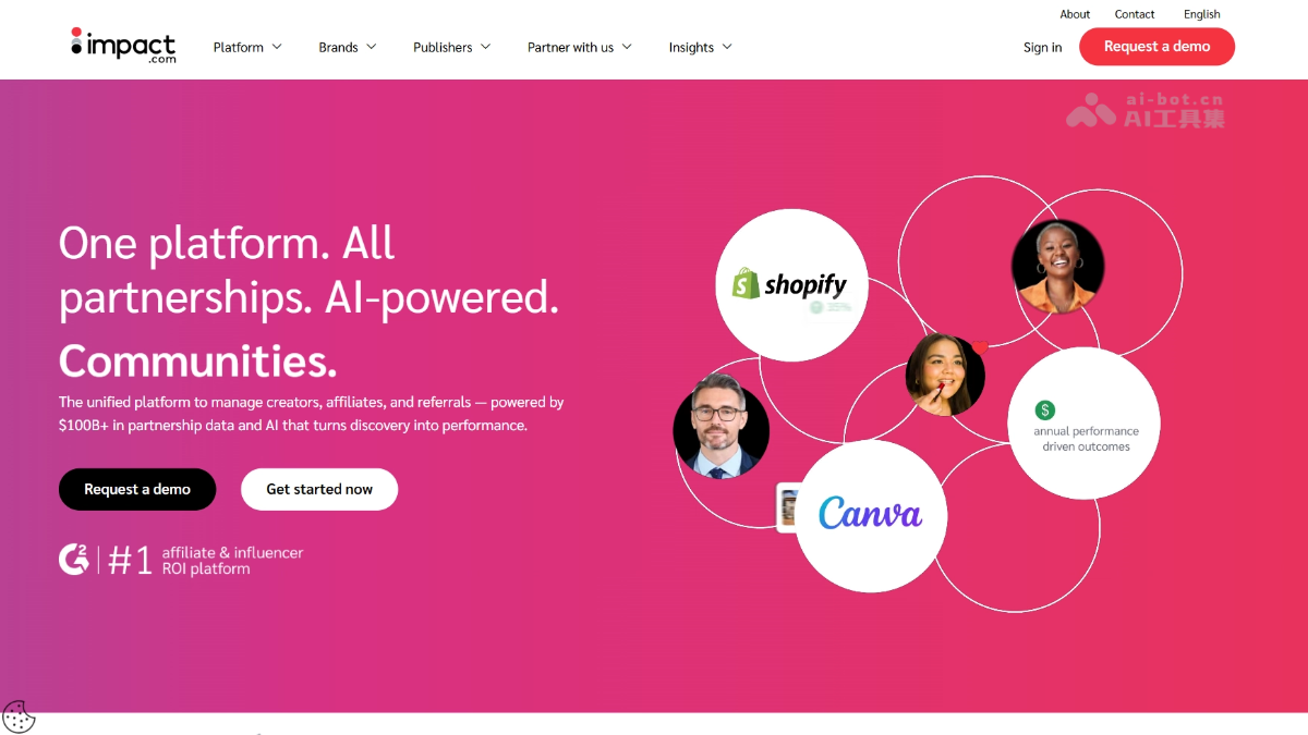 impact.com screenshot 1