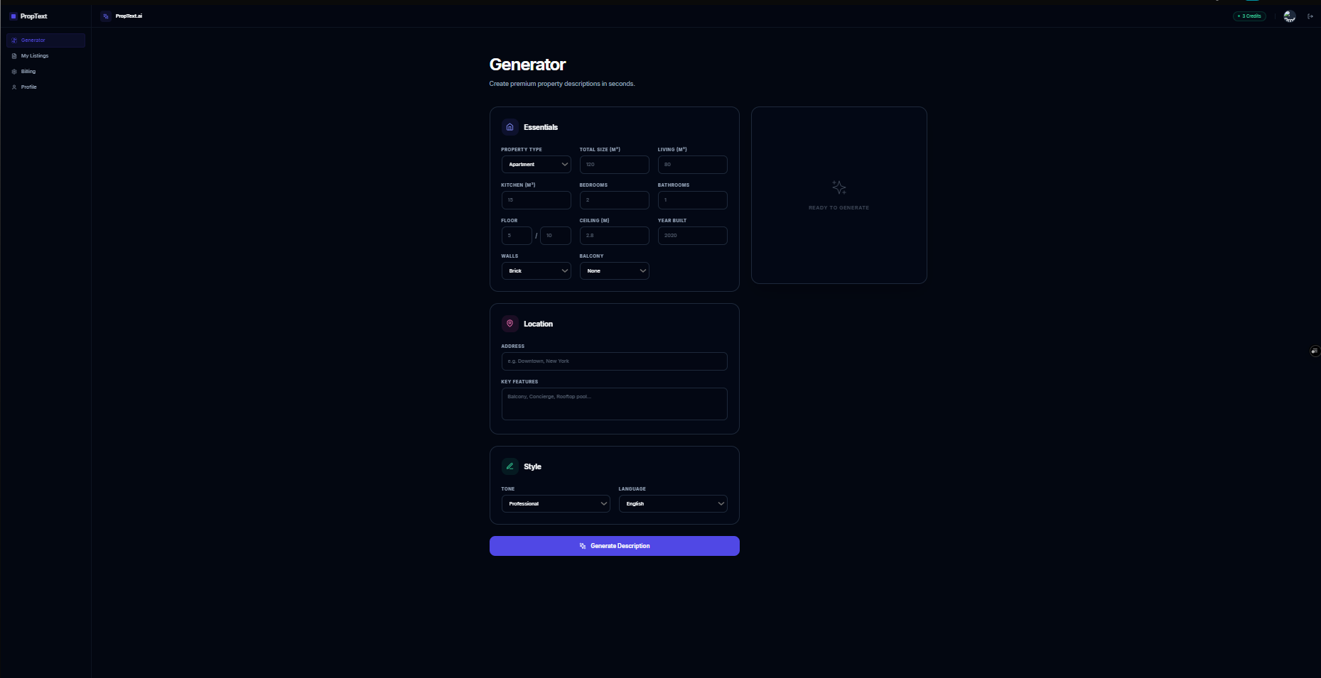 PropText.ai screenshot 2
