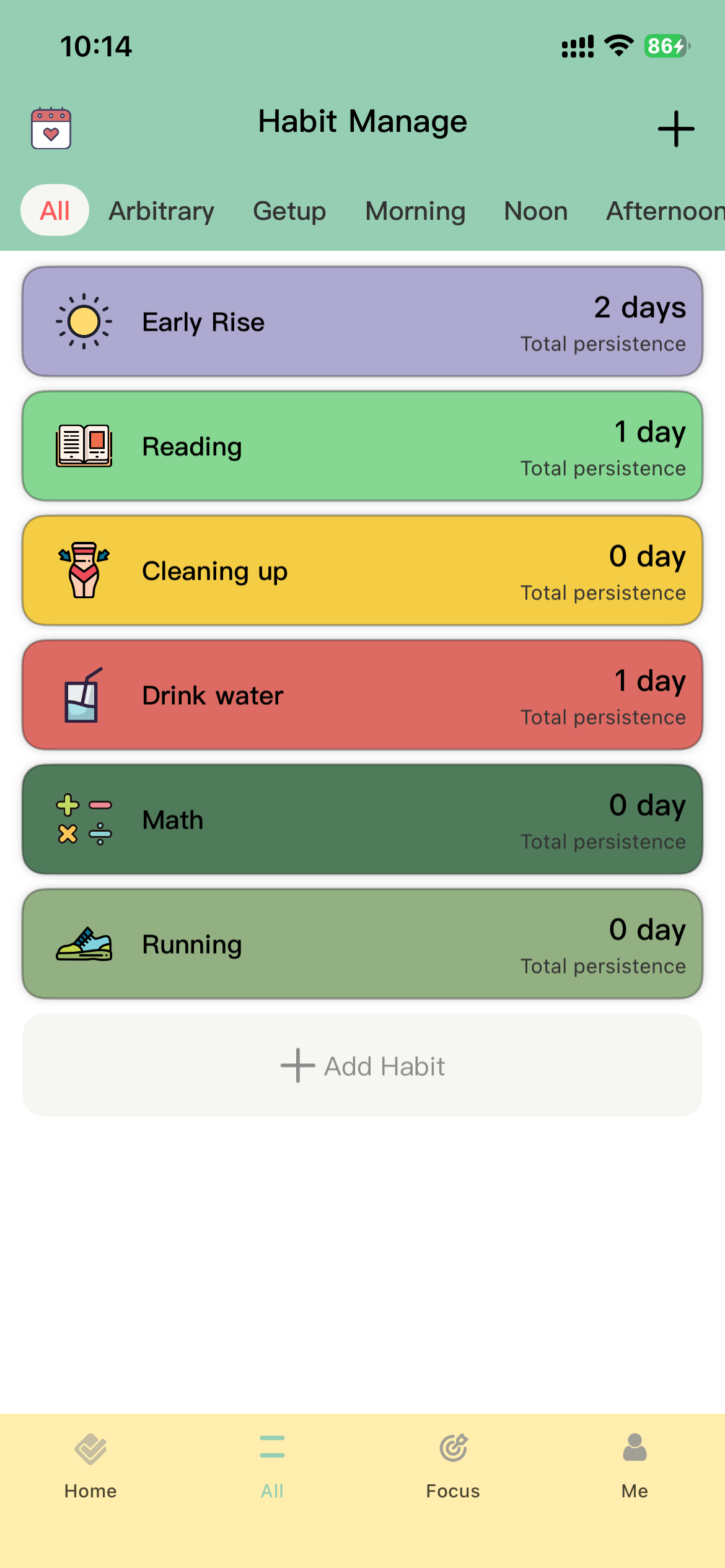 Tiny Habits Tracker screenshot 2