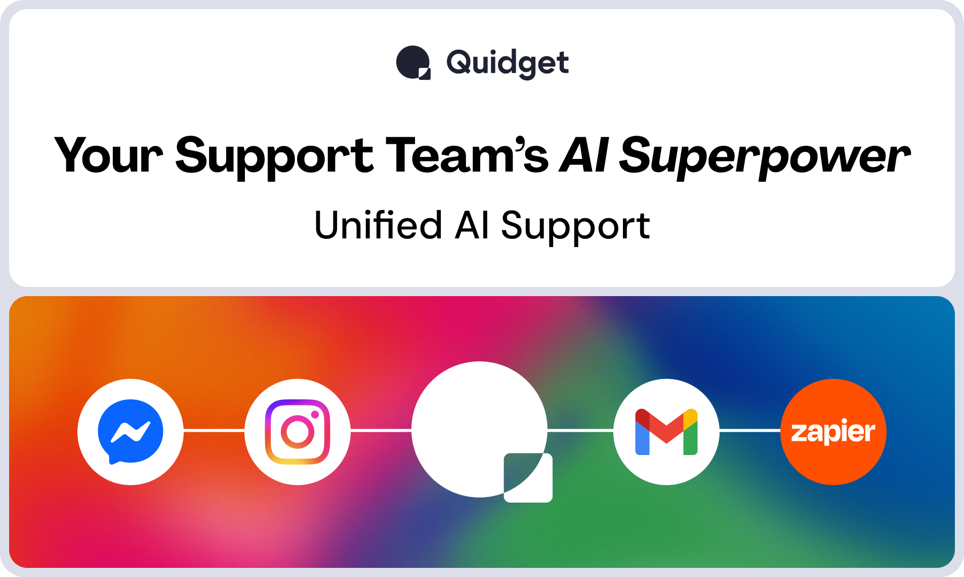 Quidget 2: AI Agent for CX screenshot 1