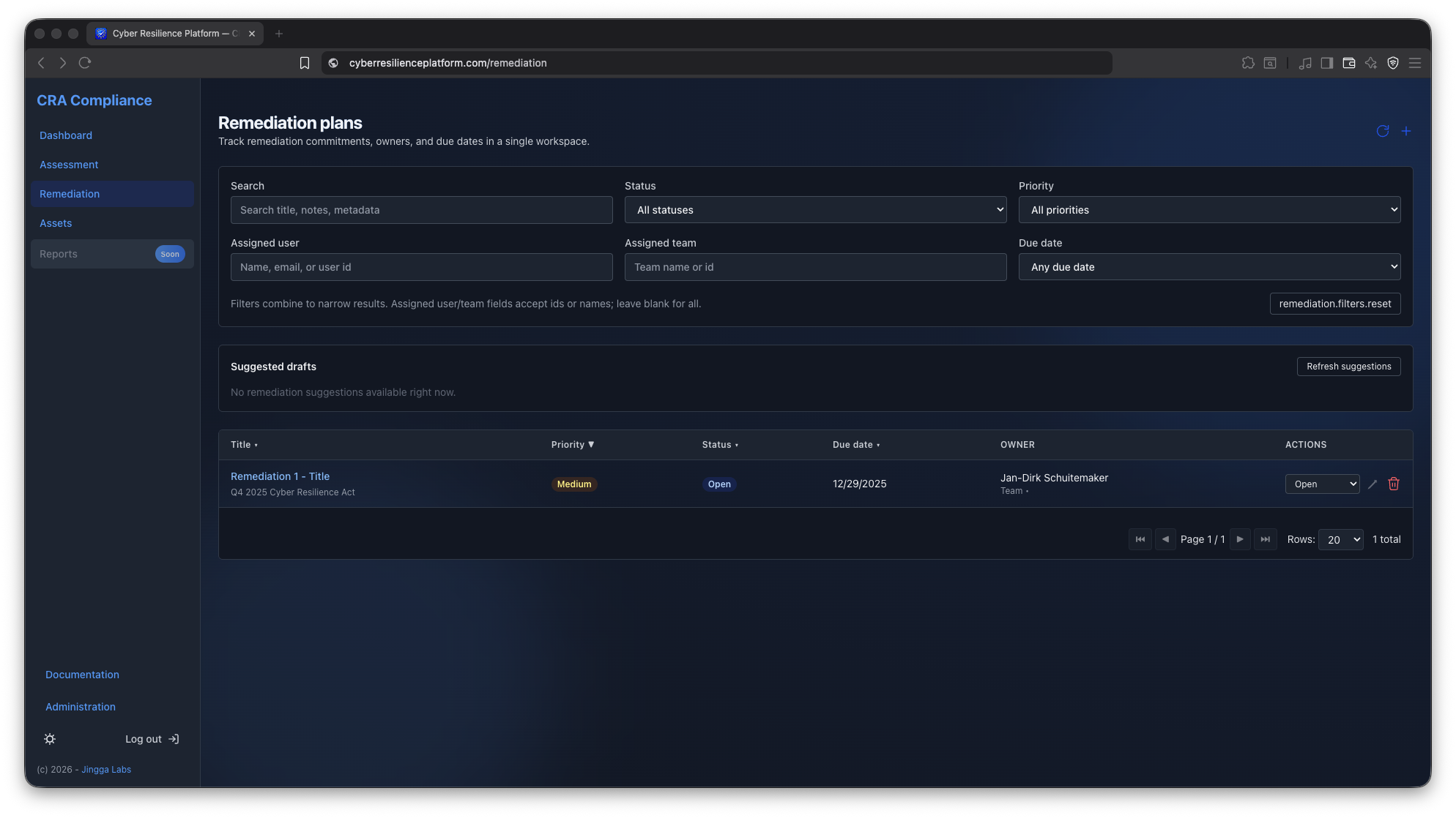 Cyber Resilience Platform screenshot 7
