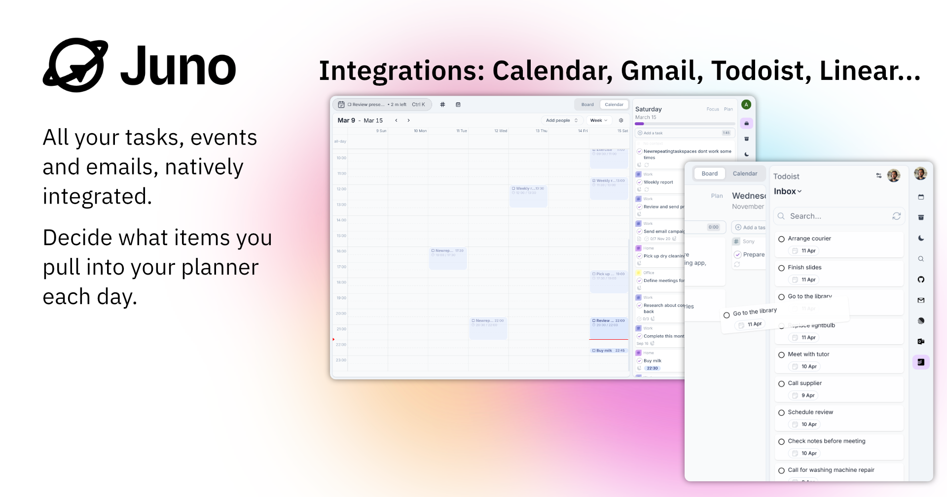 Juno digital planner screenshot 3