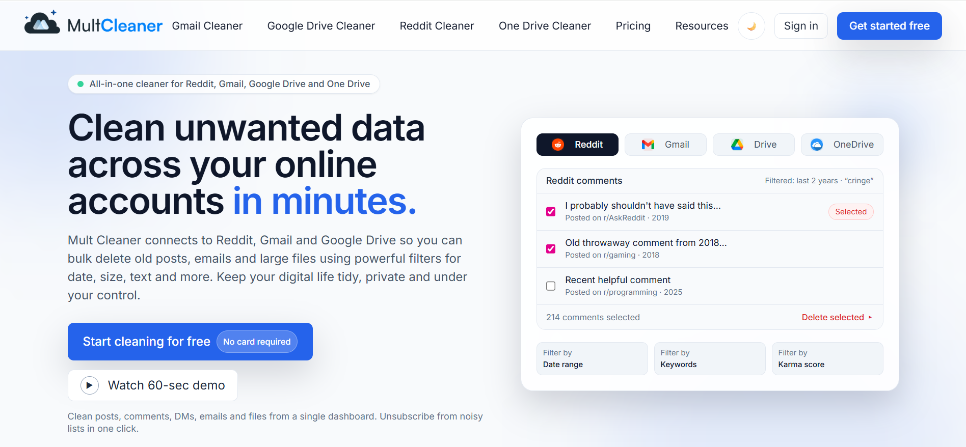 Mult Cleaner screenshot 1