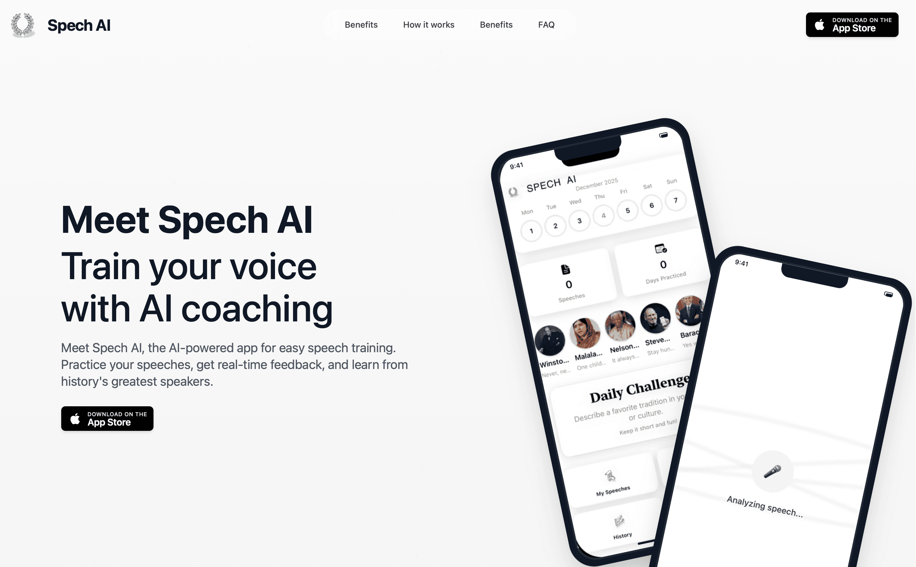 SpechAI: Public Speaking Coach screenshot 1