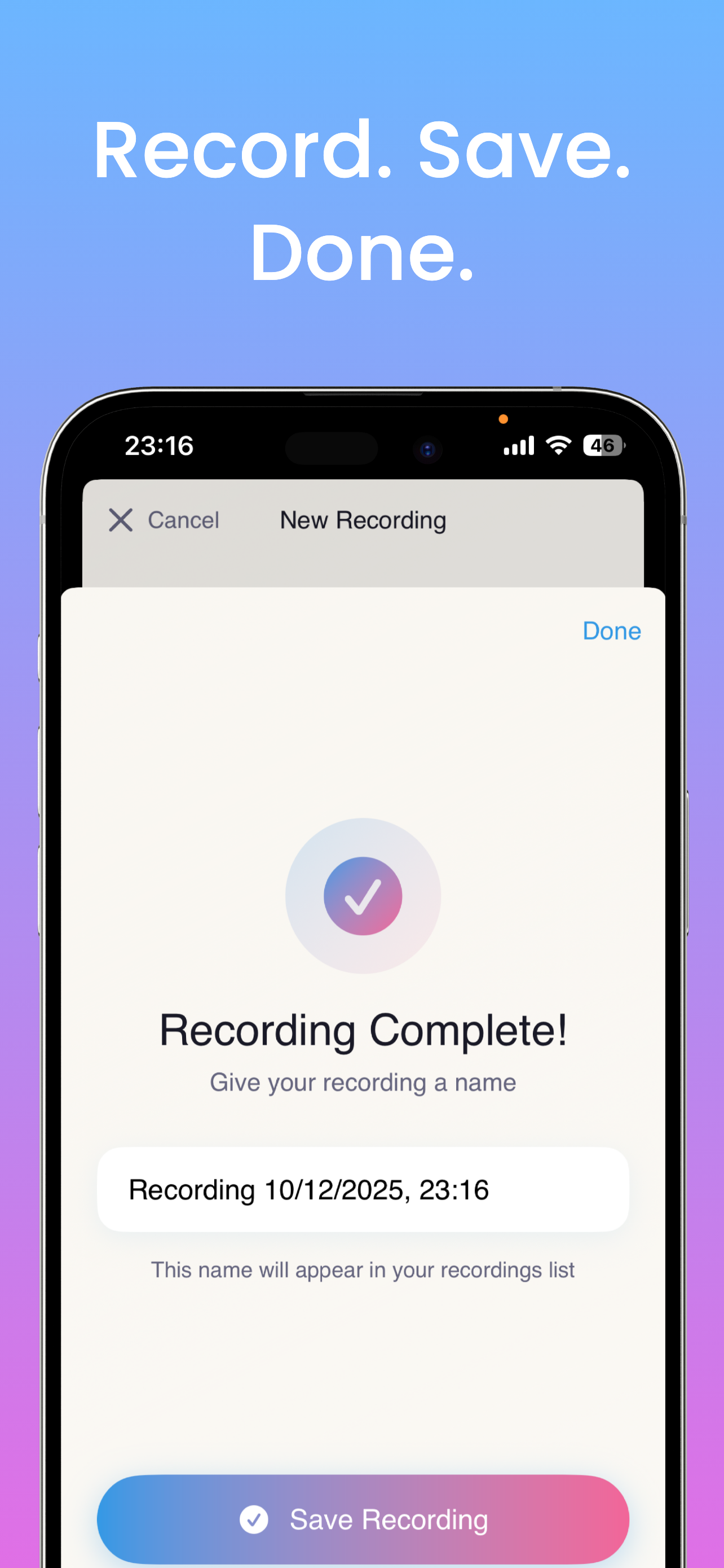 EchoNote: AI Note Taker screenshot 3
