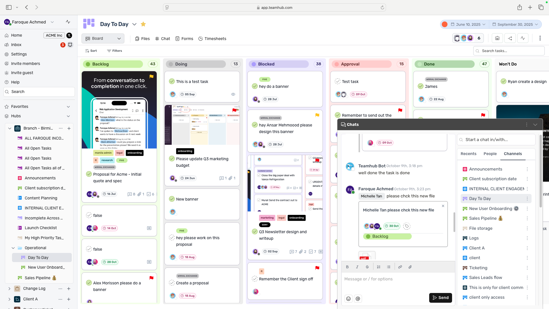 Teamhub Unlimited Users Plan screenshot 3